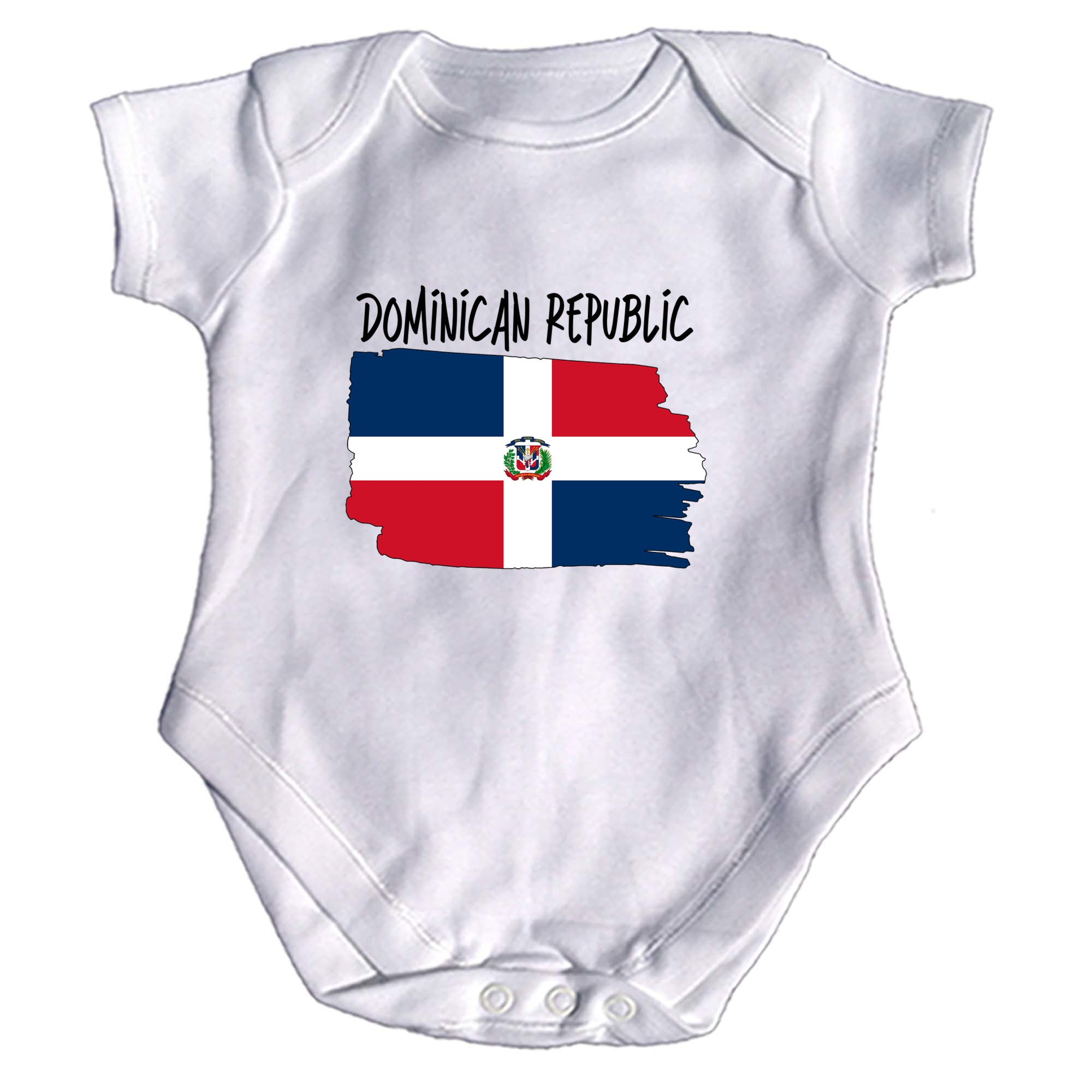 Dominican Republic - Funny Babygrow Baby