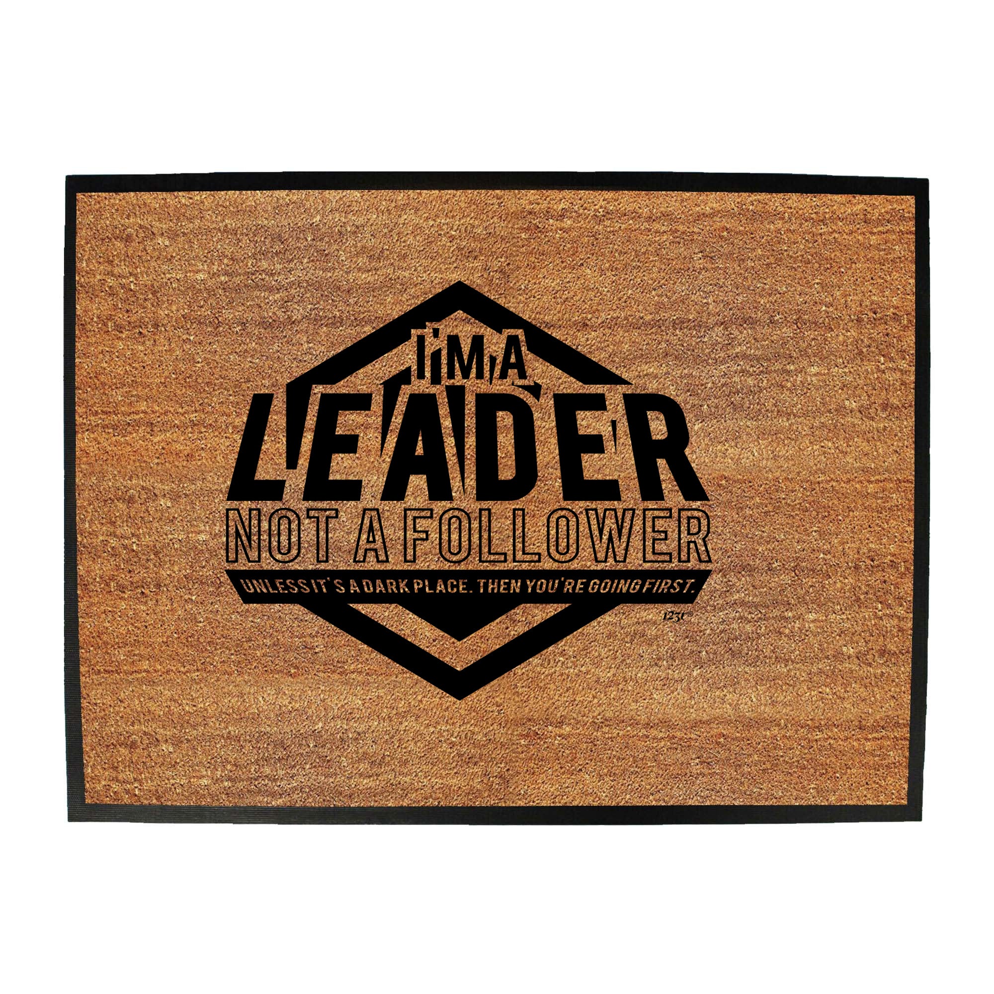 Im A Leader Not A Follower - Funny Novelty Doormat