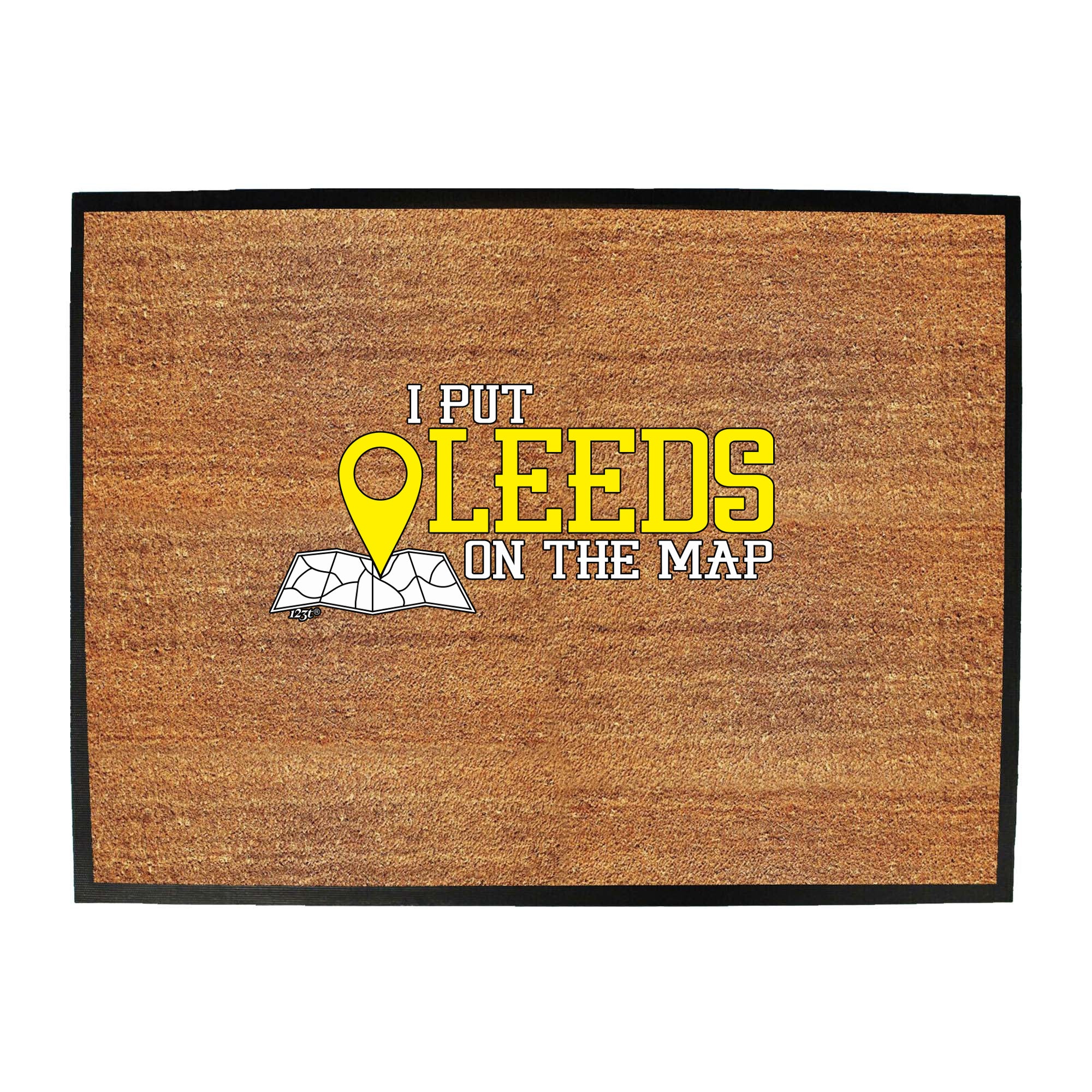 Put On The Map Leeds - Funny Novelty Doormat