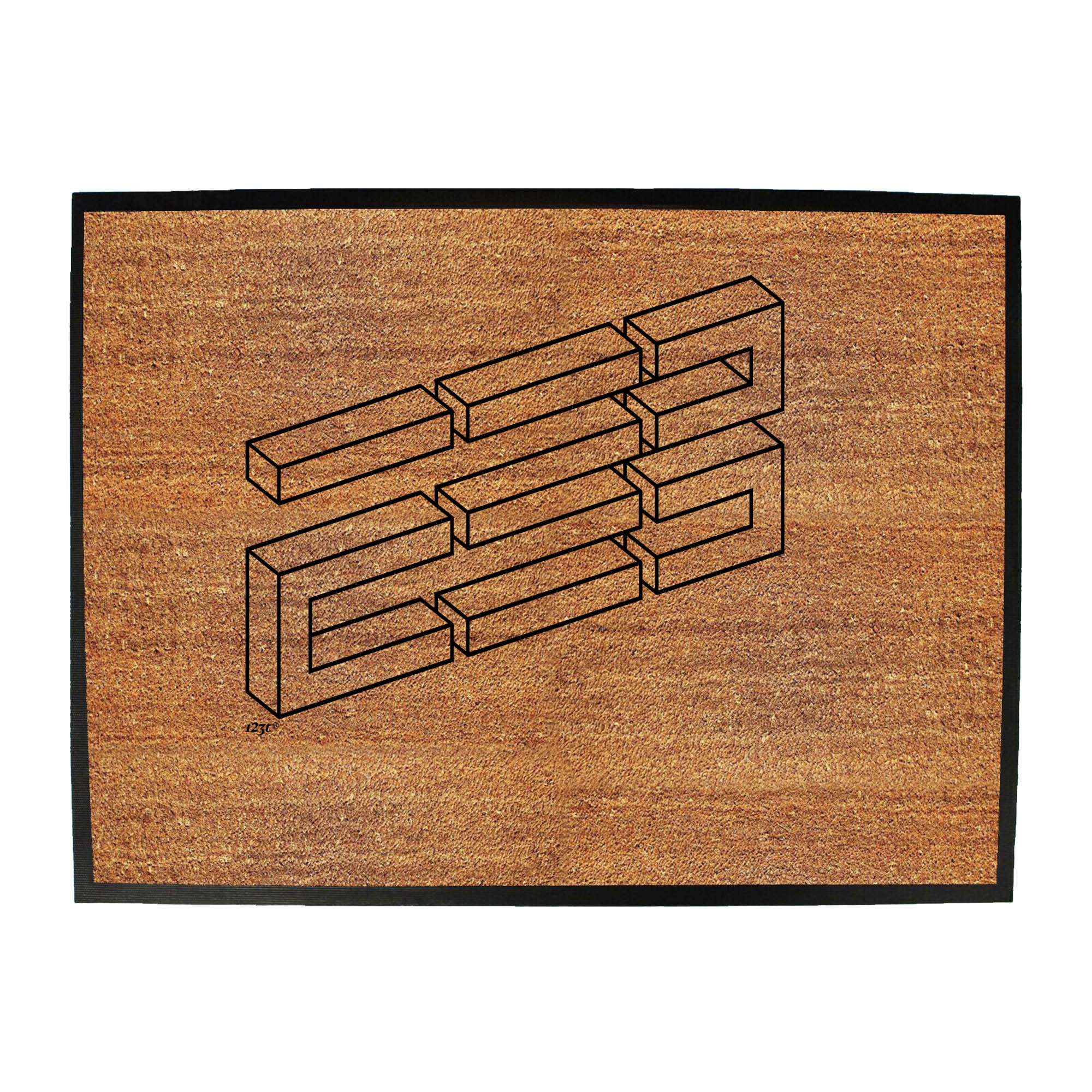Llusion Block - Funny Novelty Doormat