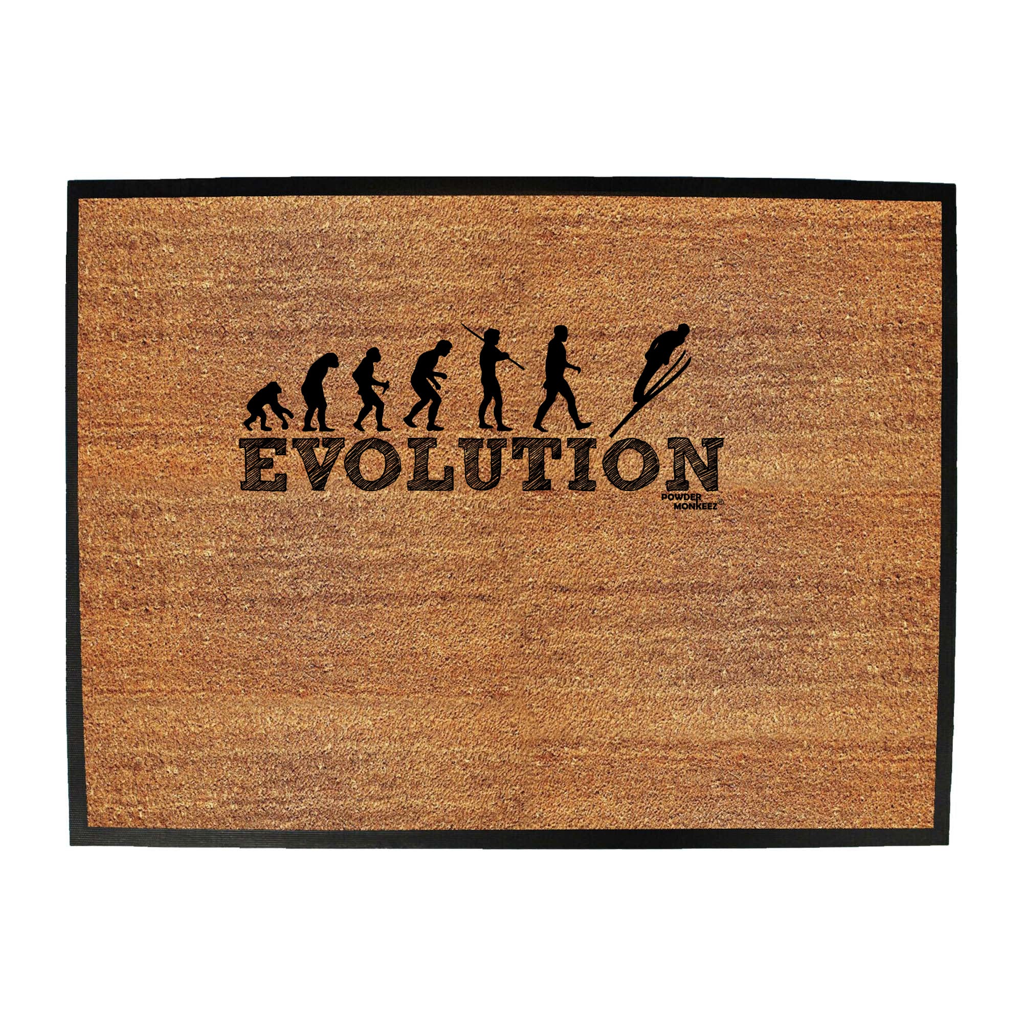 Pm Evolution Ski Jumping - Funny Novelty Doormat