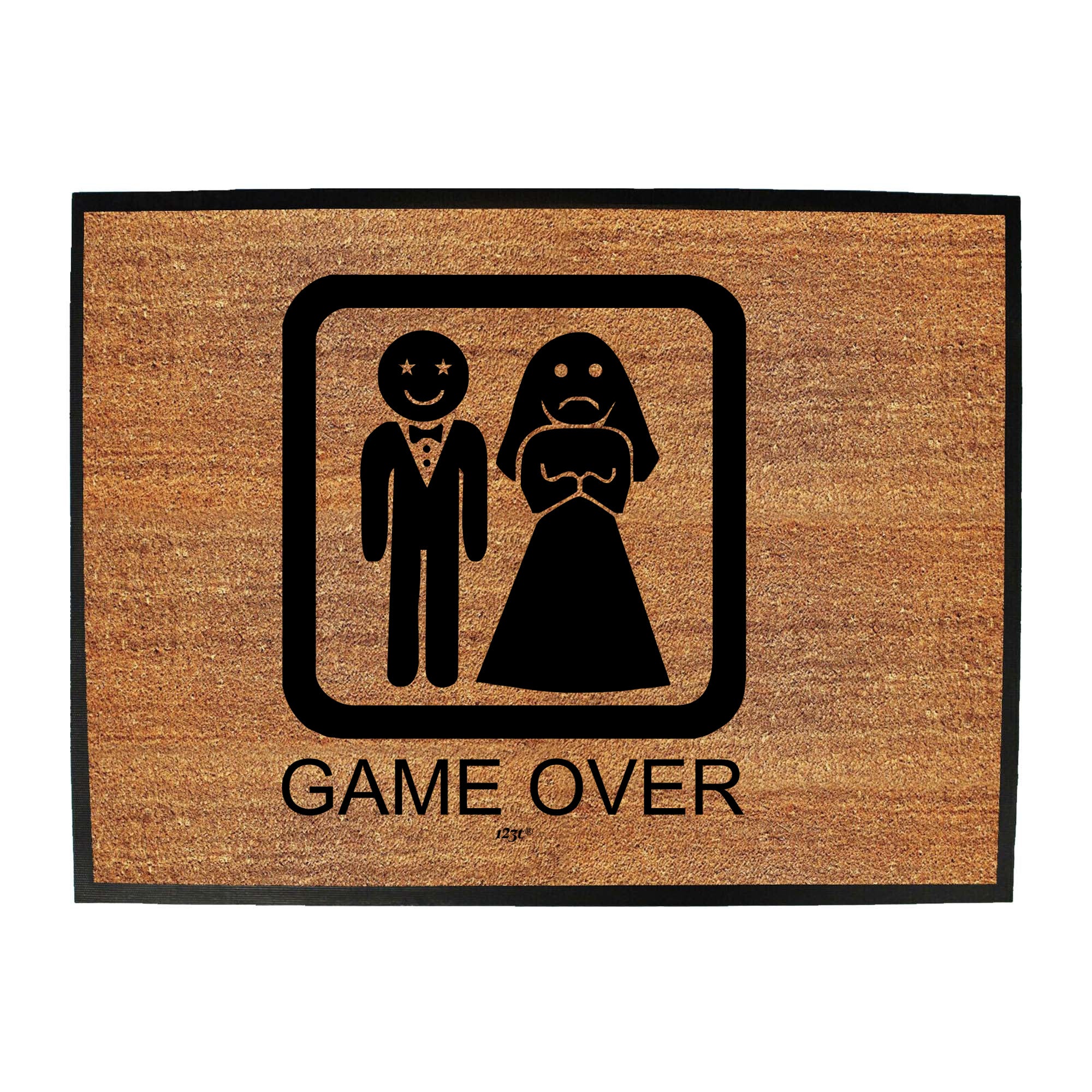 Game Over Sad Bride - Funny Novelty Doormat