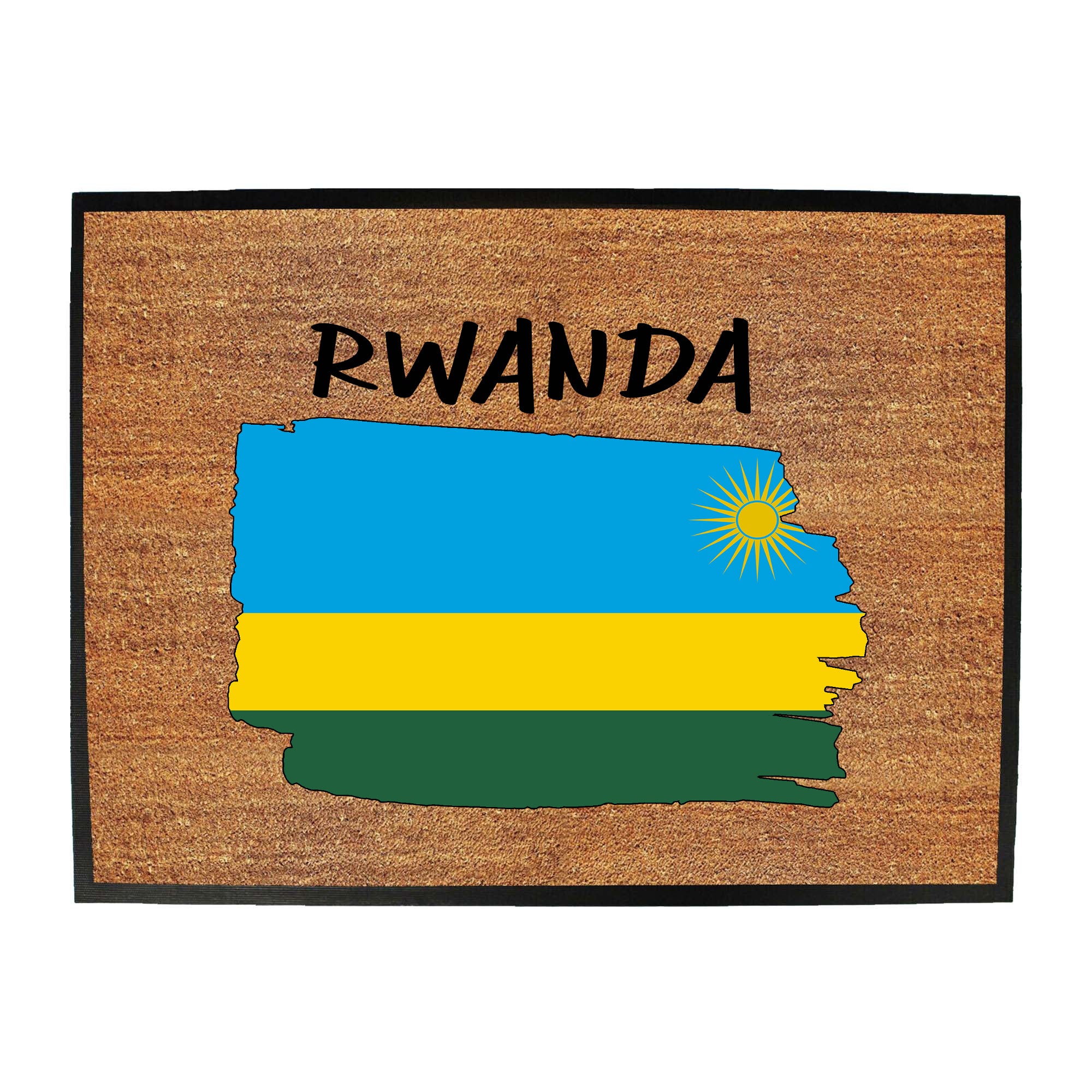 Rwanda - Funny Novelty Doormat