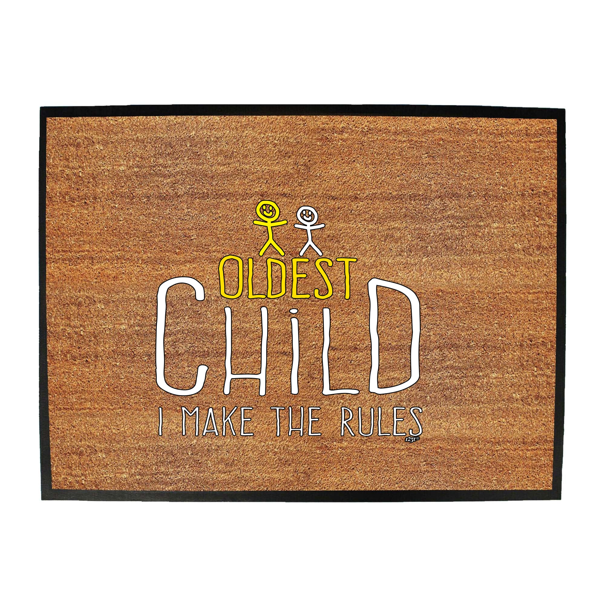 Oldest Child 2 Make The Rules - Funny Novelty Doormat