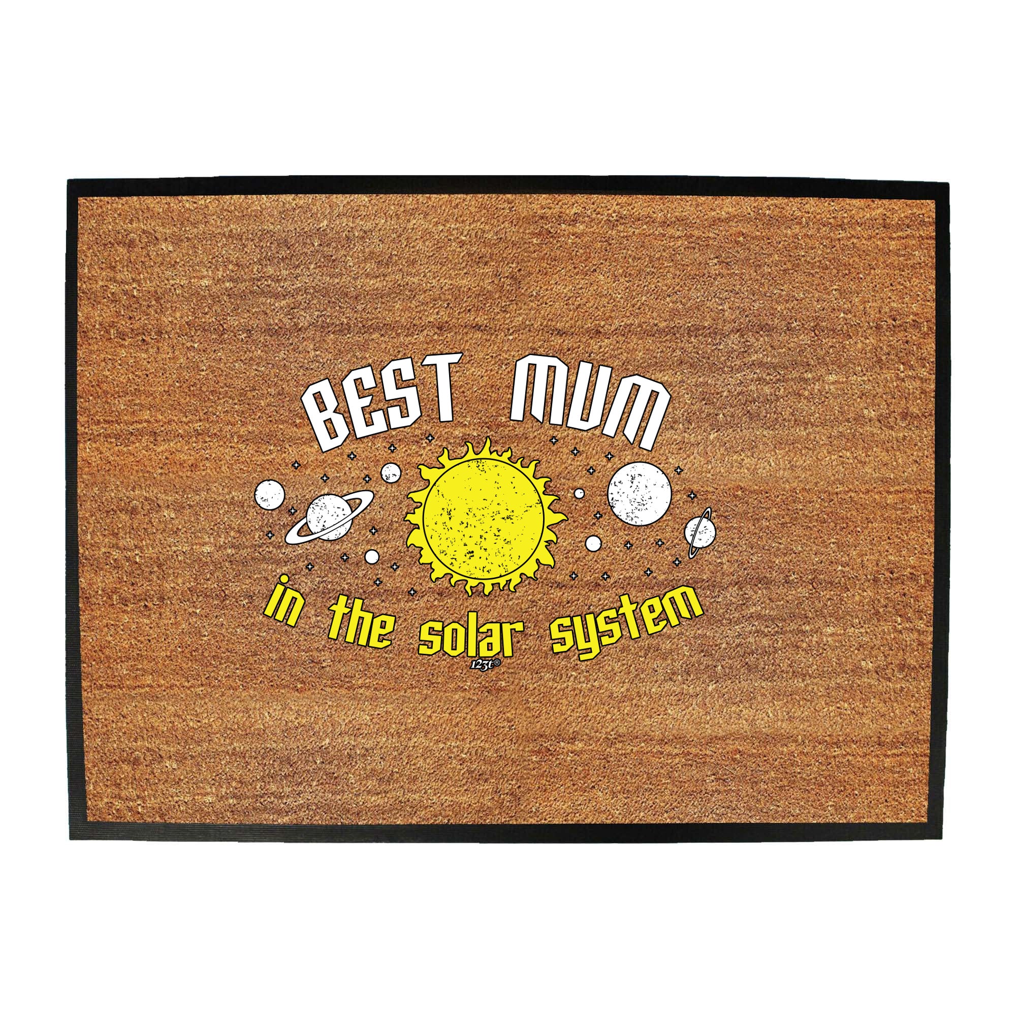 Best Mum Solar System - Funny Novelty Doormat