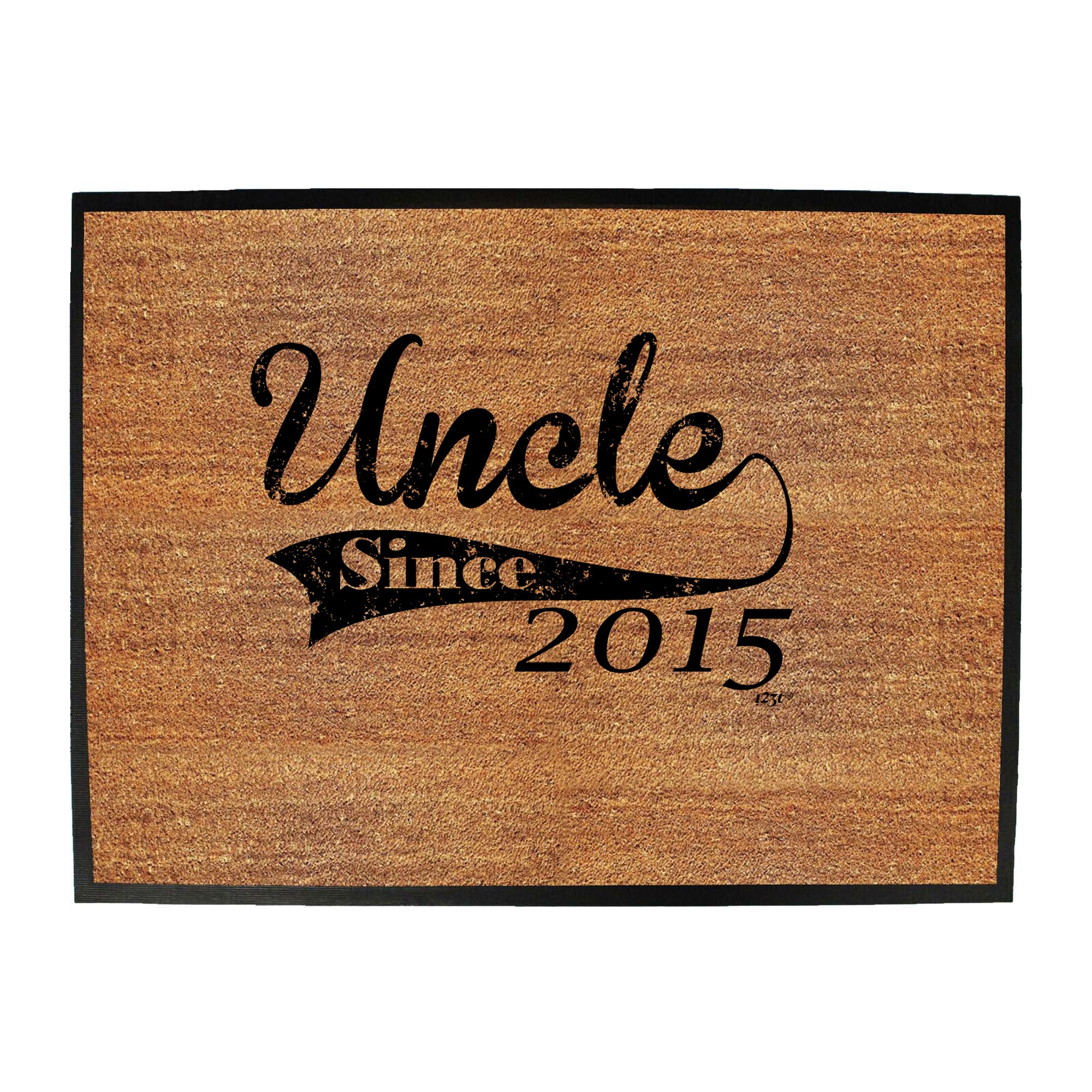 Uncle Since 2015 - Funny Novelty Doormat