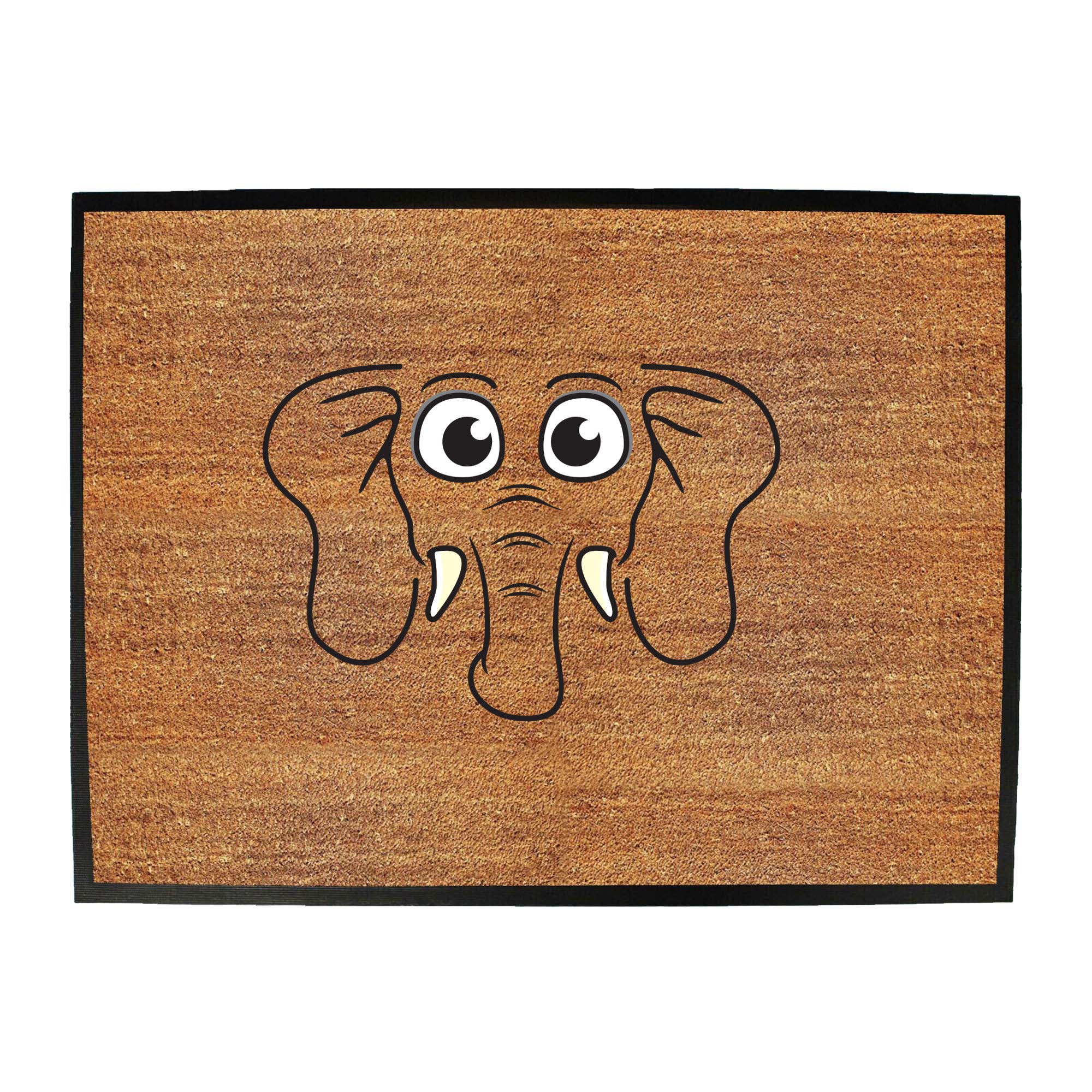 Elephant Animal Face Ani Mates - Funny Novelty Doormat