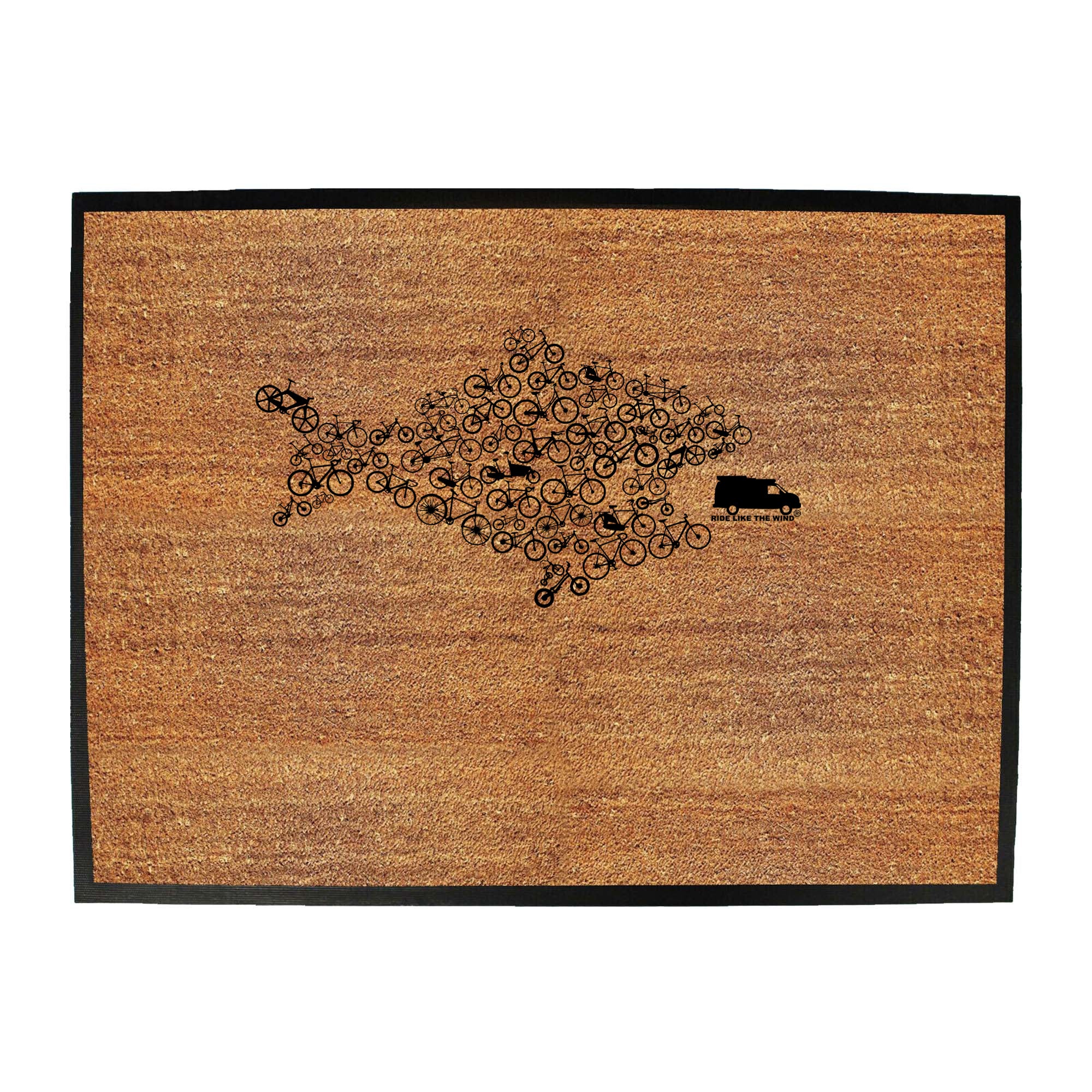 Rltw Eco Fish Bike - Funny Novelty Doormat