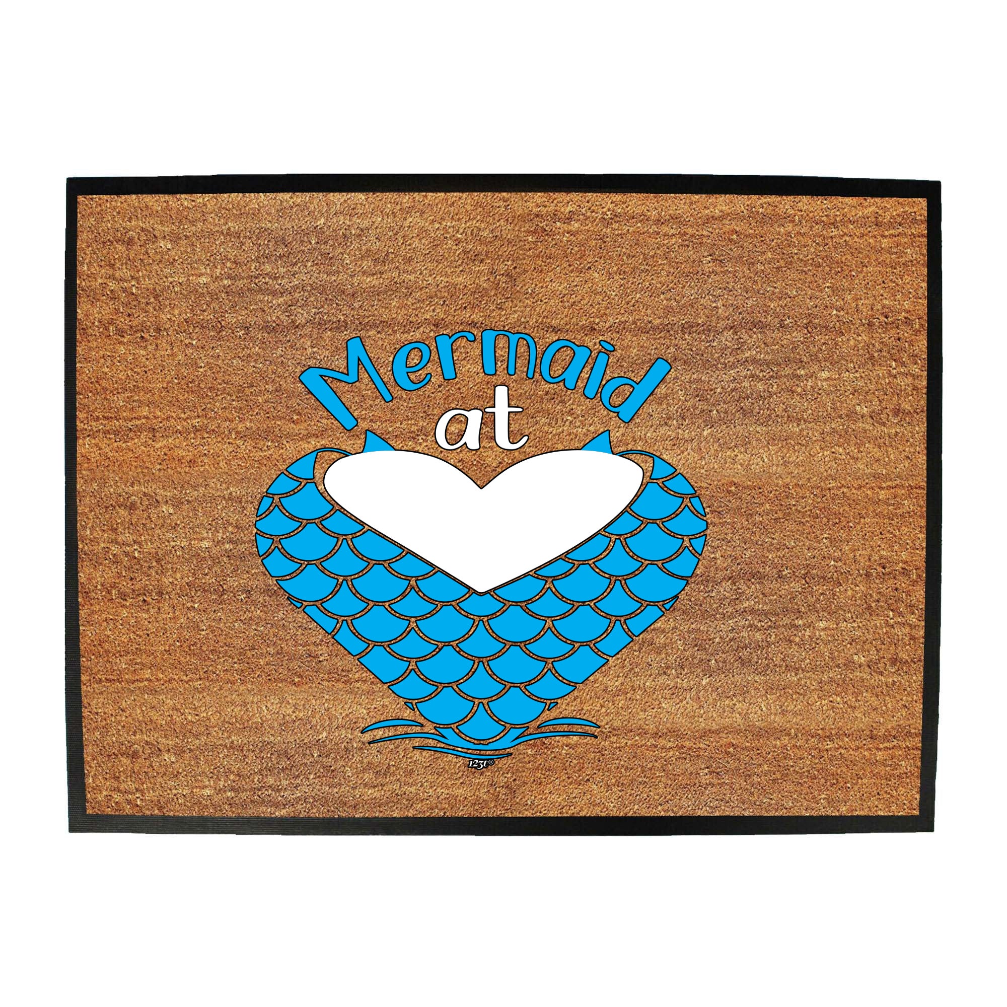 Mermaid At Heart - Funny Novelty Doormat