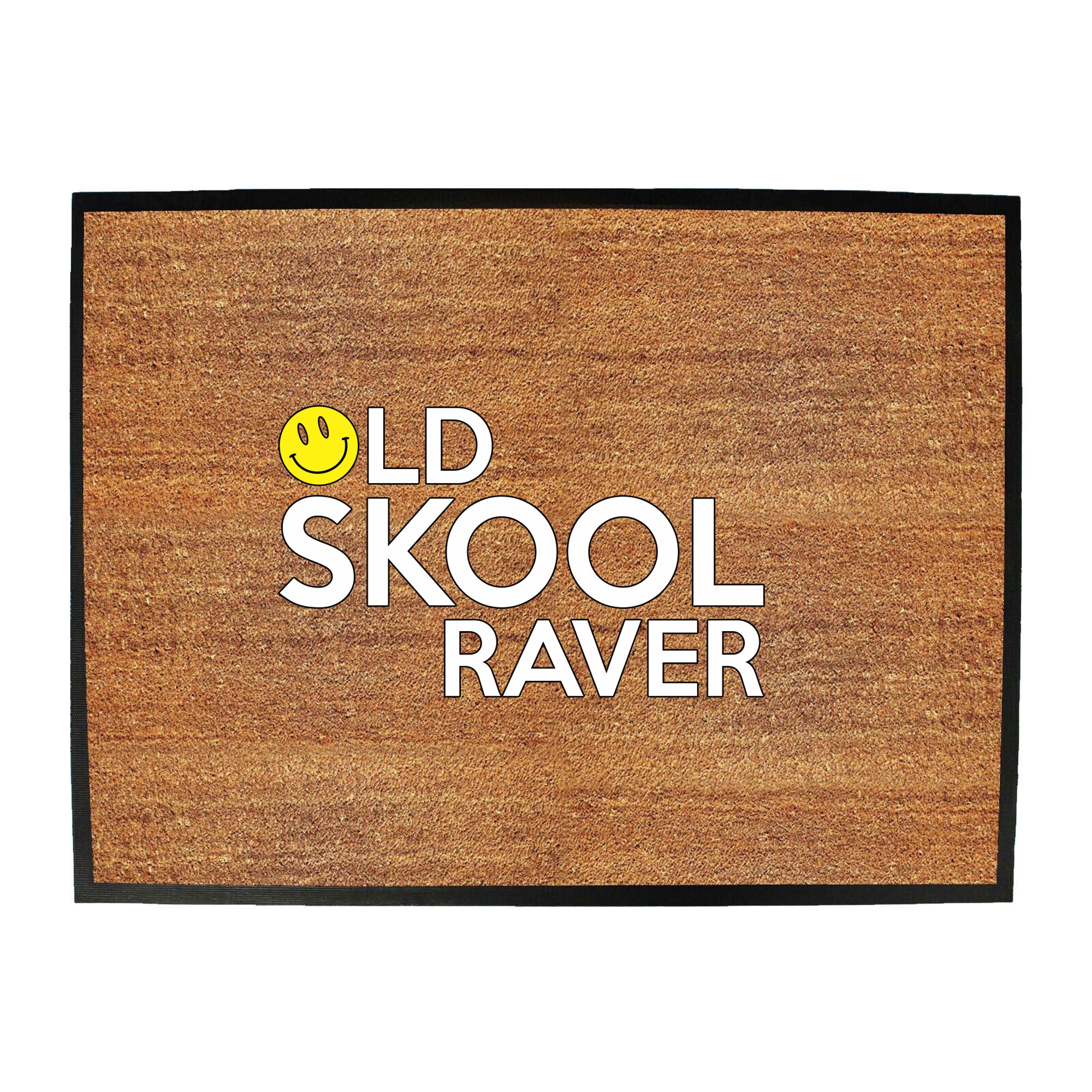 Old Skool Raver - Funny Novelty Doormat
