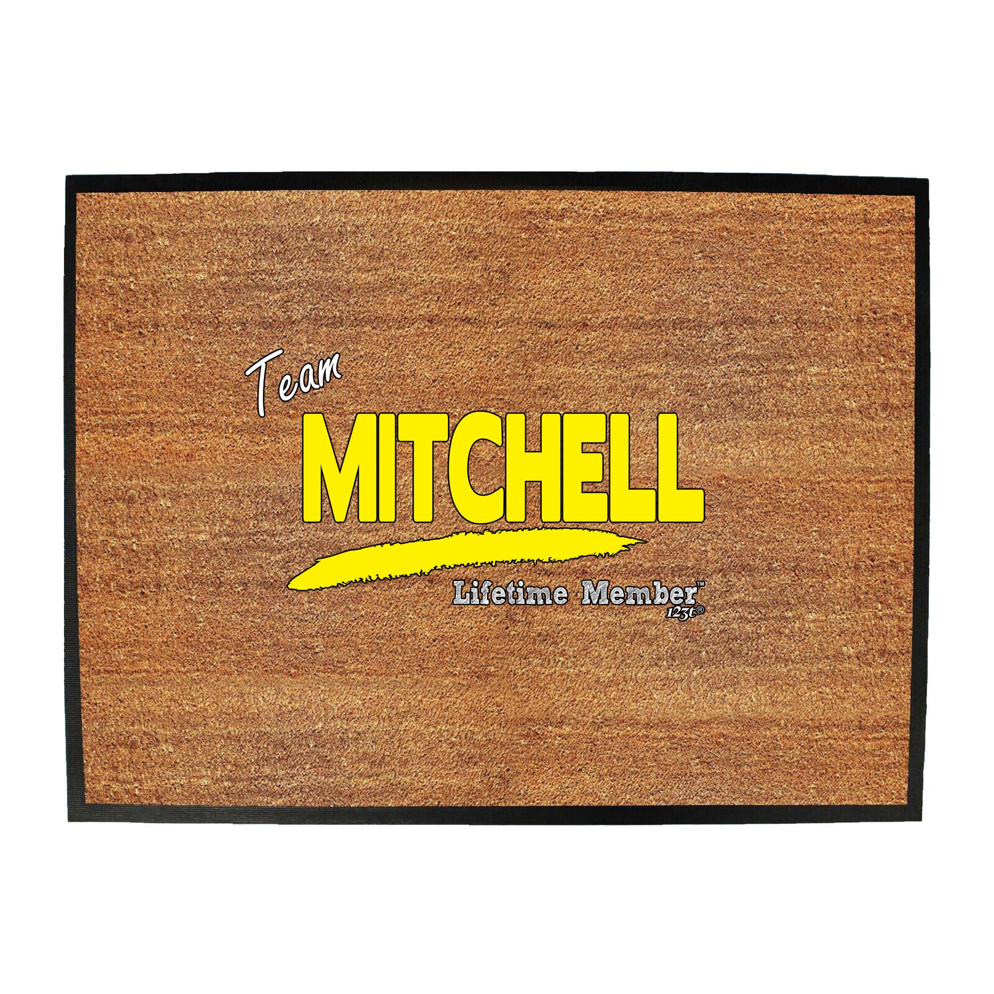 Mitchell V1 Lifetime Member - Funny Novelty Doormat
