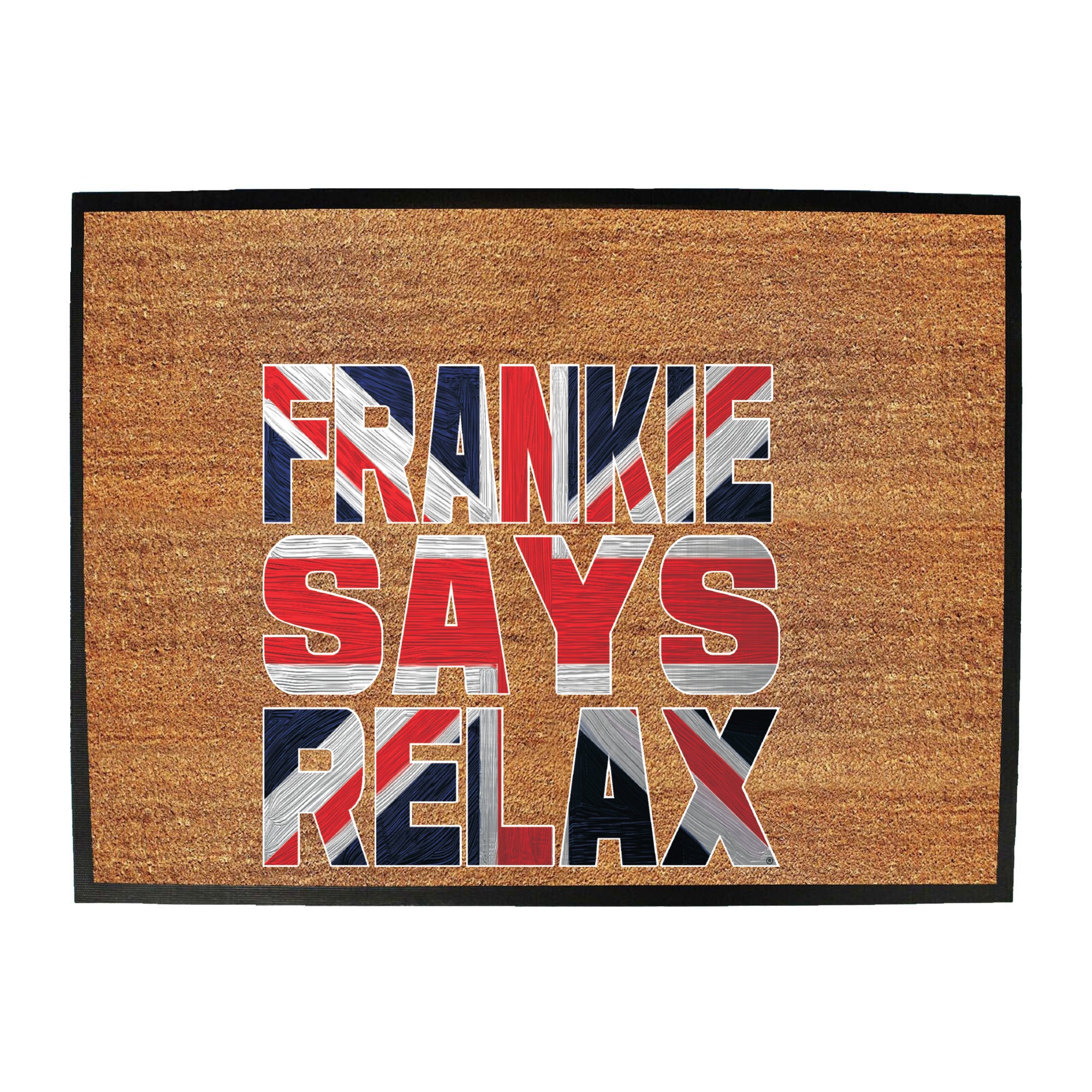 Frankie Union Jack - Funny Novelty Doormat