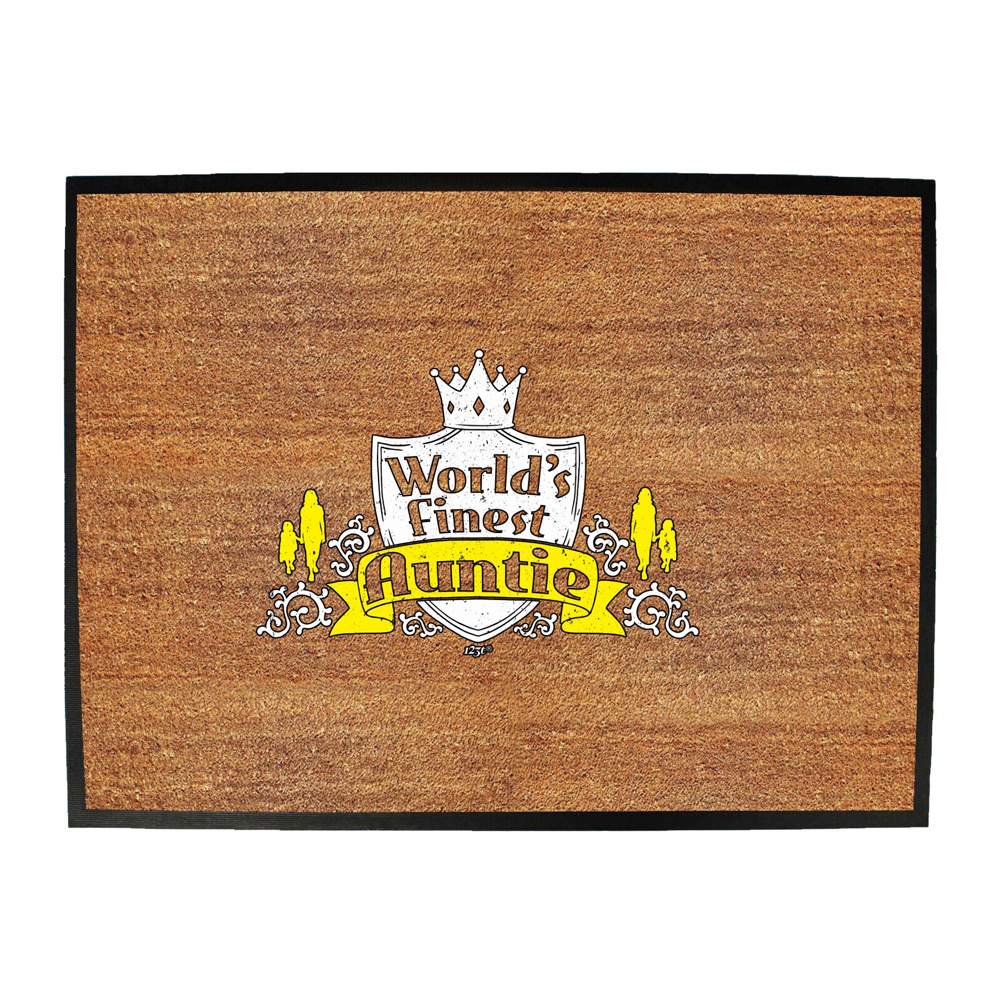 Worlds Finest Auntie - Funny Novelty Doormat