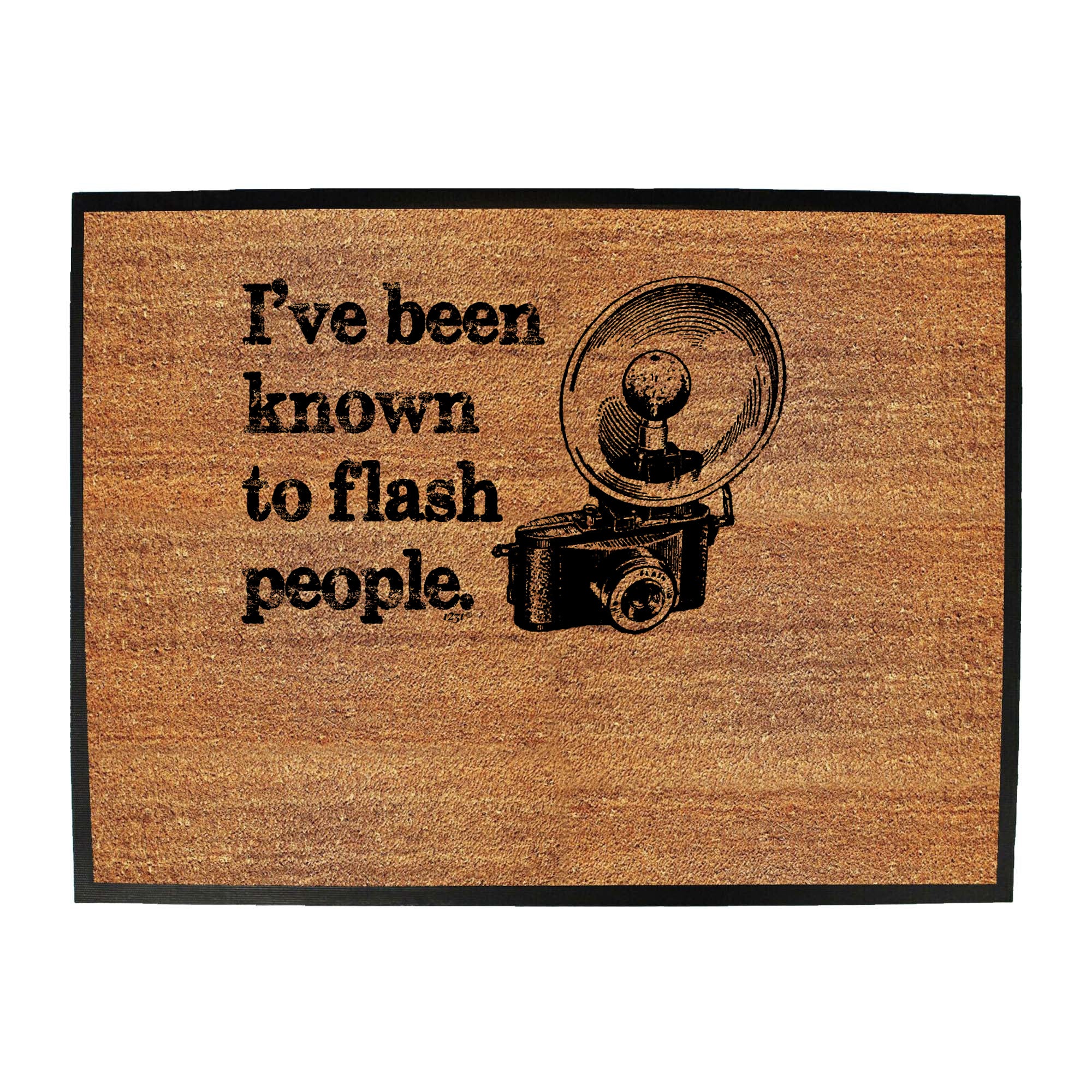 Ive Been Known To Flash People White - Funny Novelty Doormat