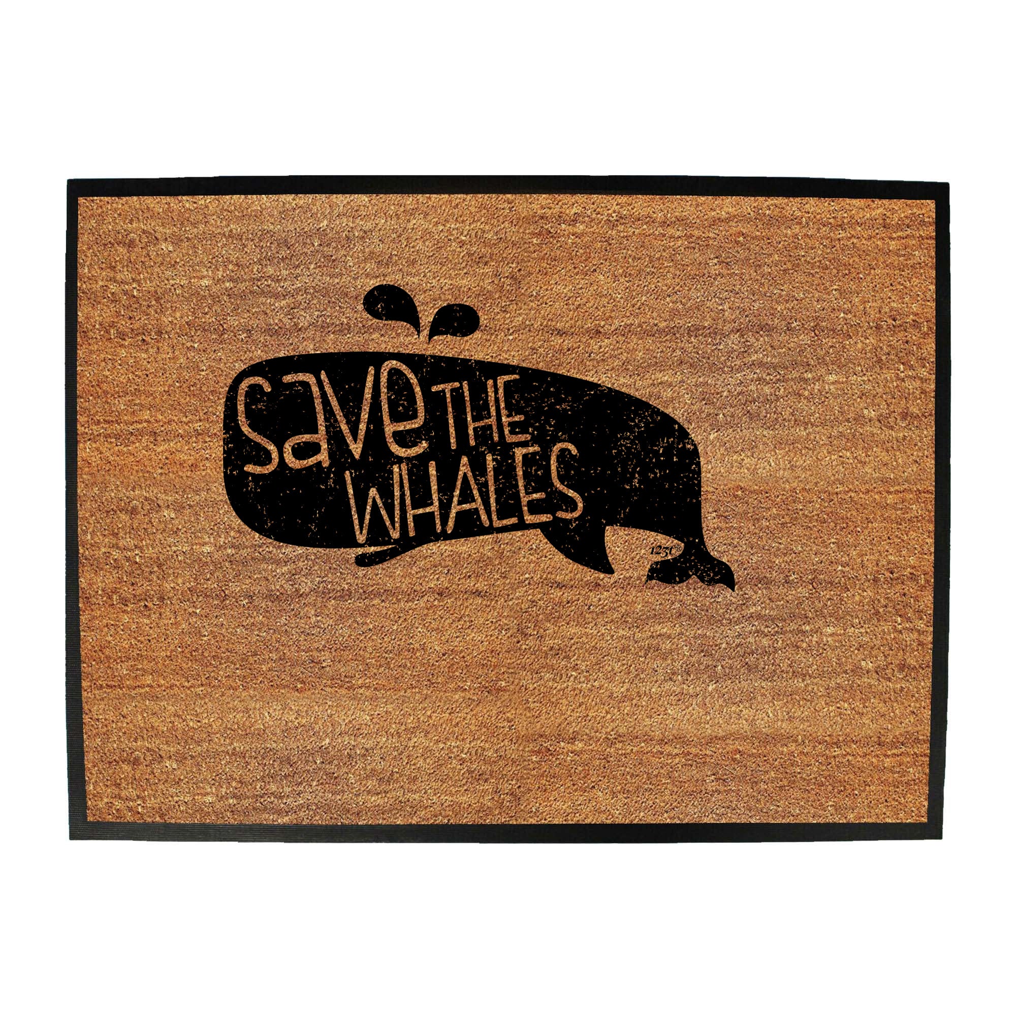 Save The Whales - Funny Novelty Doormat