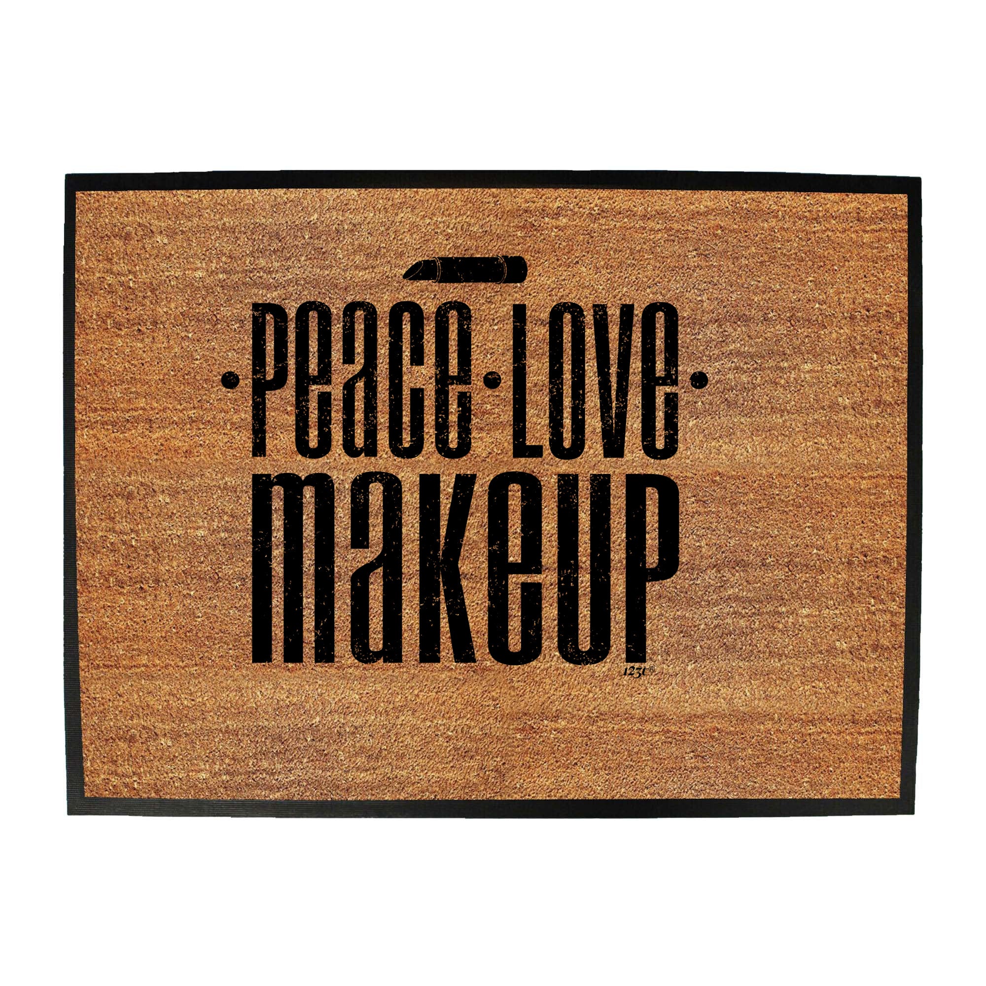 Peace Love Wine - Funny Novelty Doormat