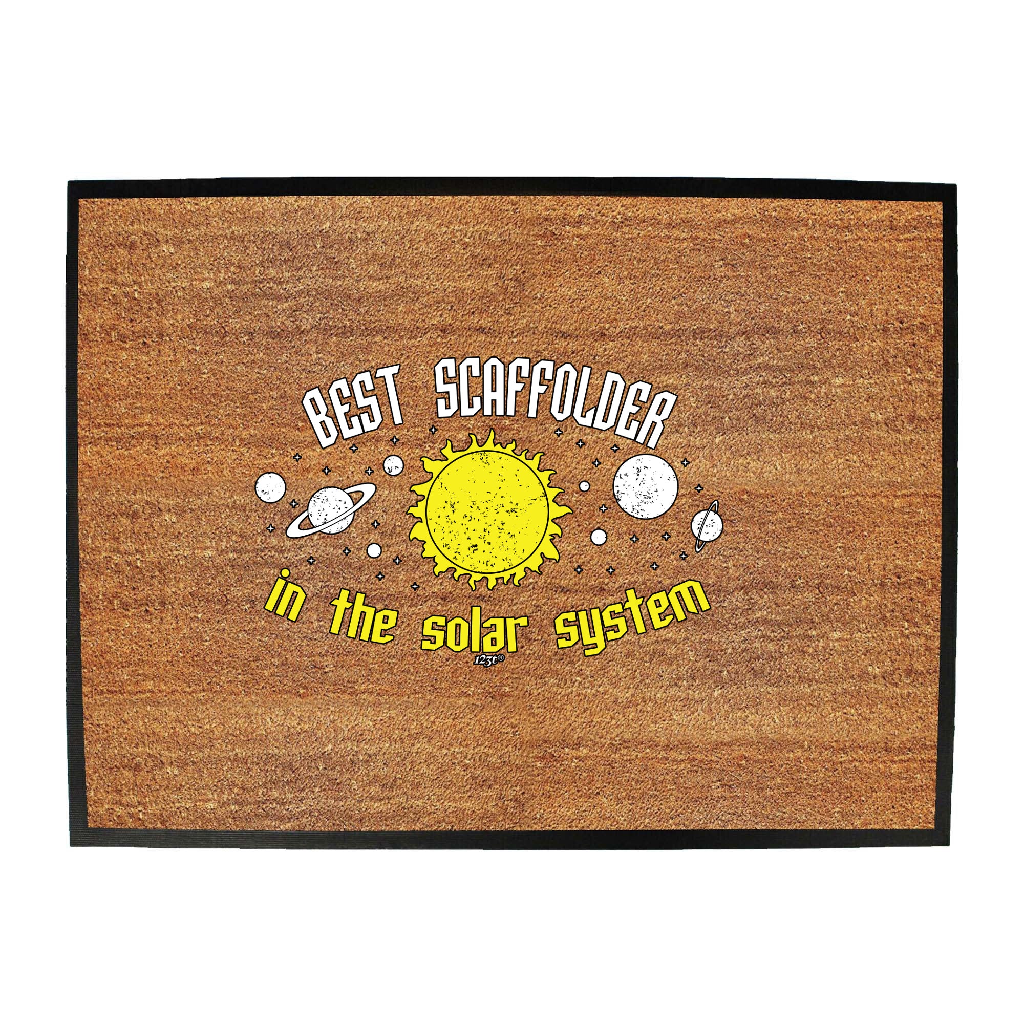 Best Scaffolder Solar System - Funny Novelty Doormat