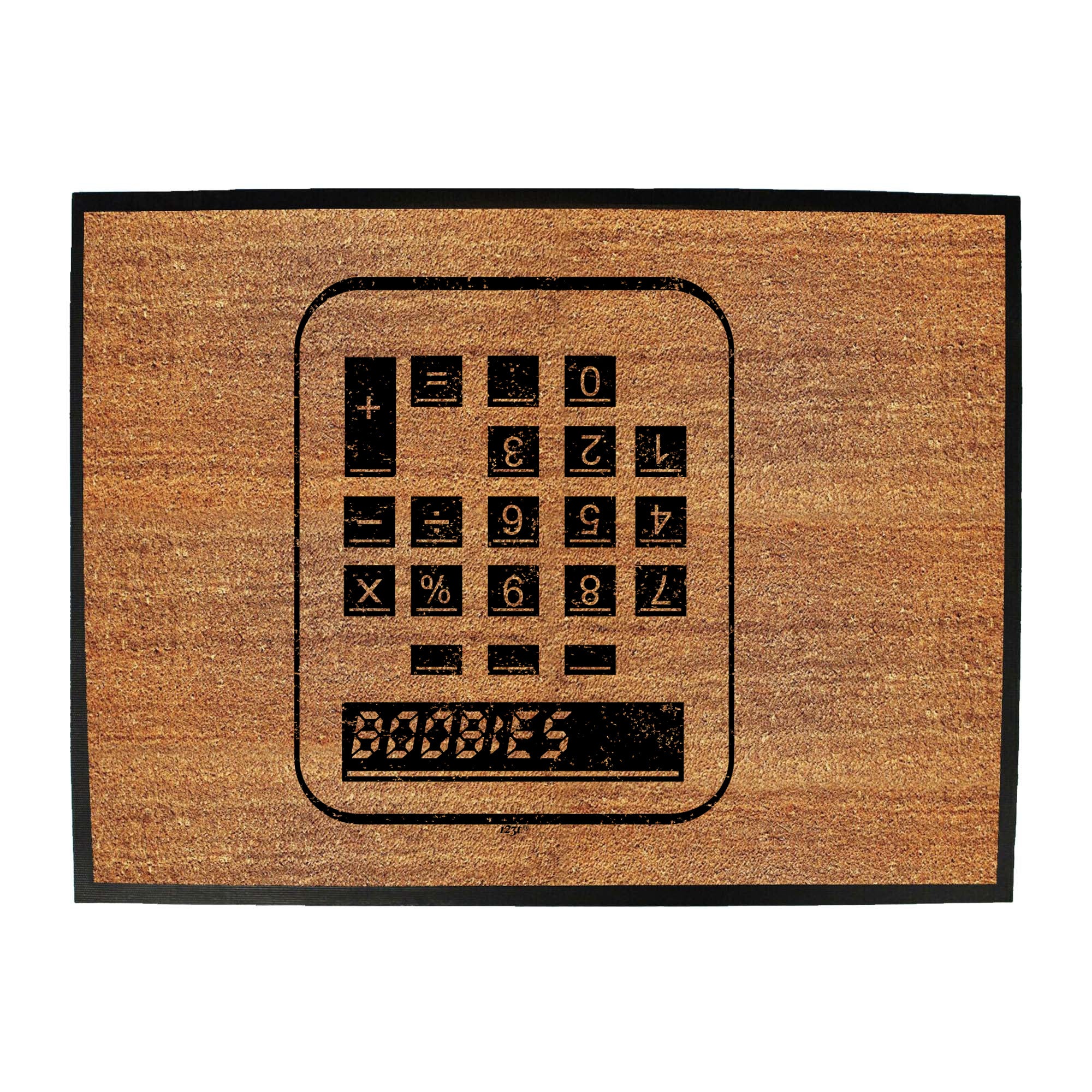 B Bies Calculator - Funny Novelty Doormat
