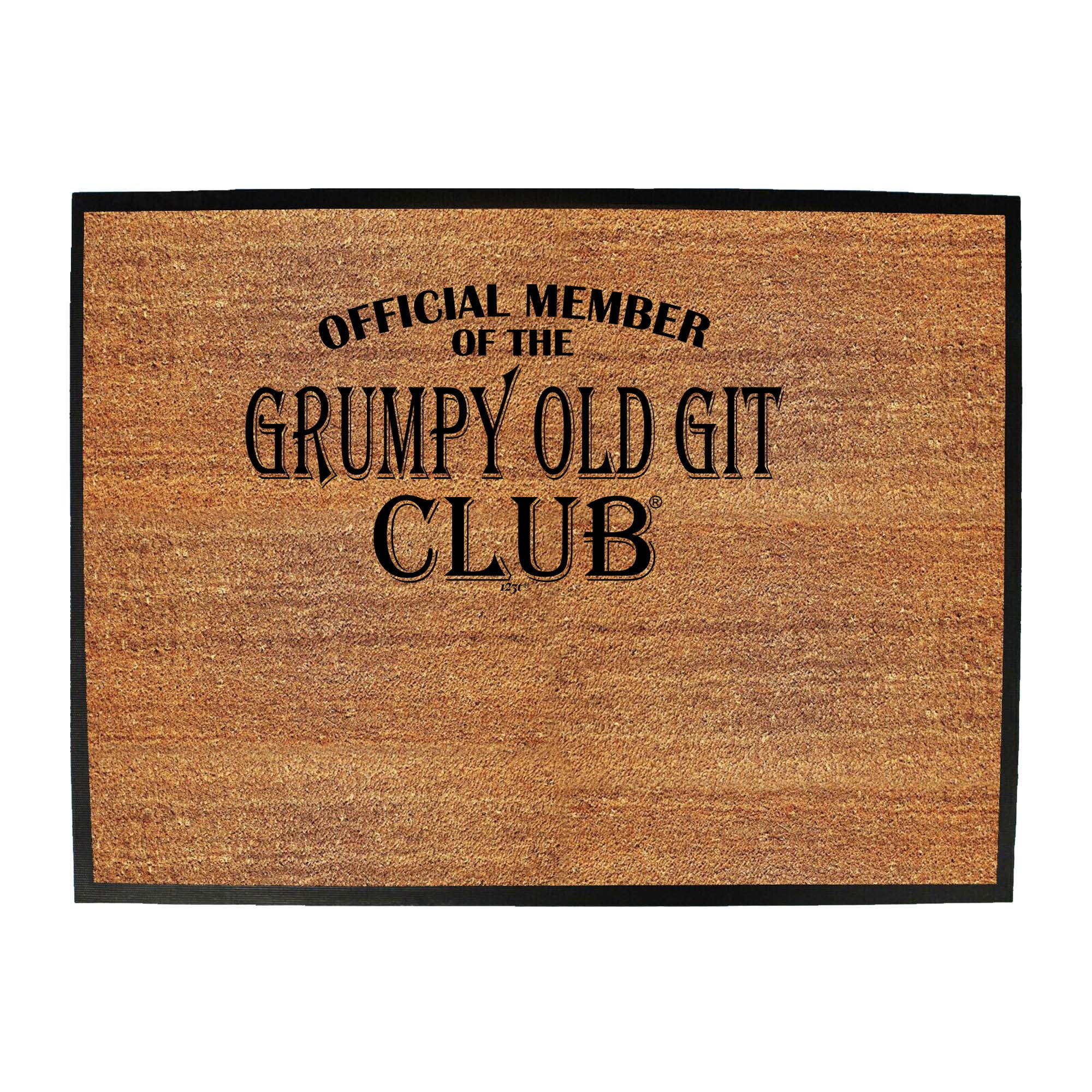 Official Member Grumpy Old Git Club - Funny Novelty Doormat