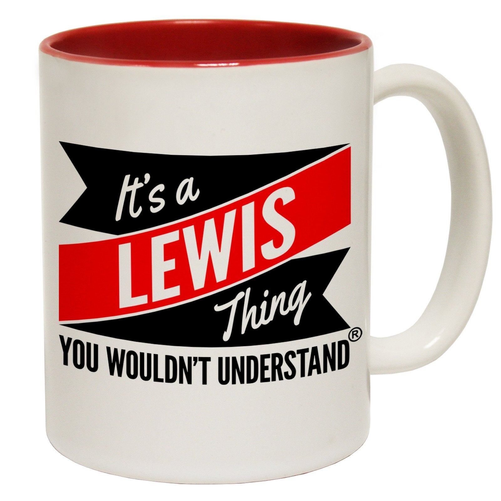 123t New It's A Lewis Thing You Wouldn't Understand Funny Mug, 123t Mugs