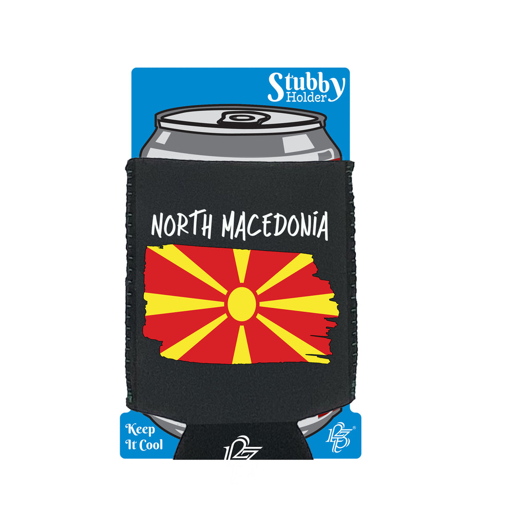 North Macedonia - Funny Stubby Holder With Base
