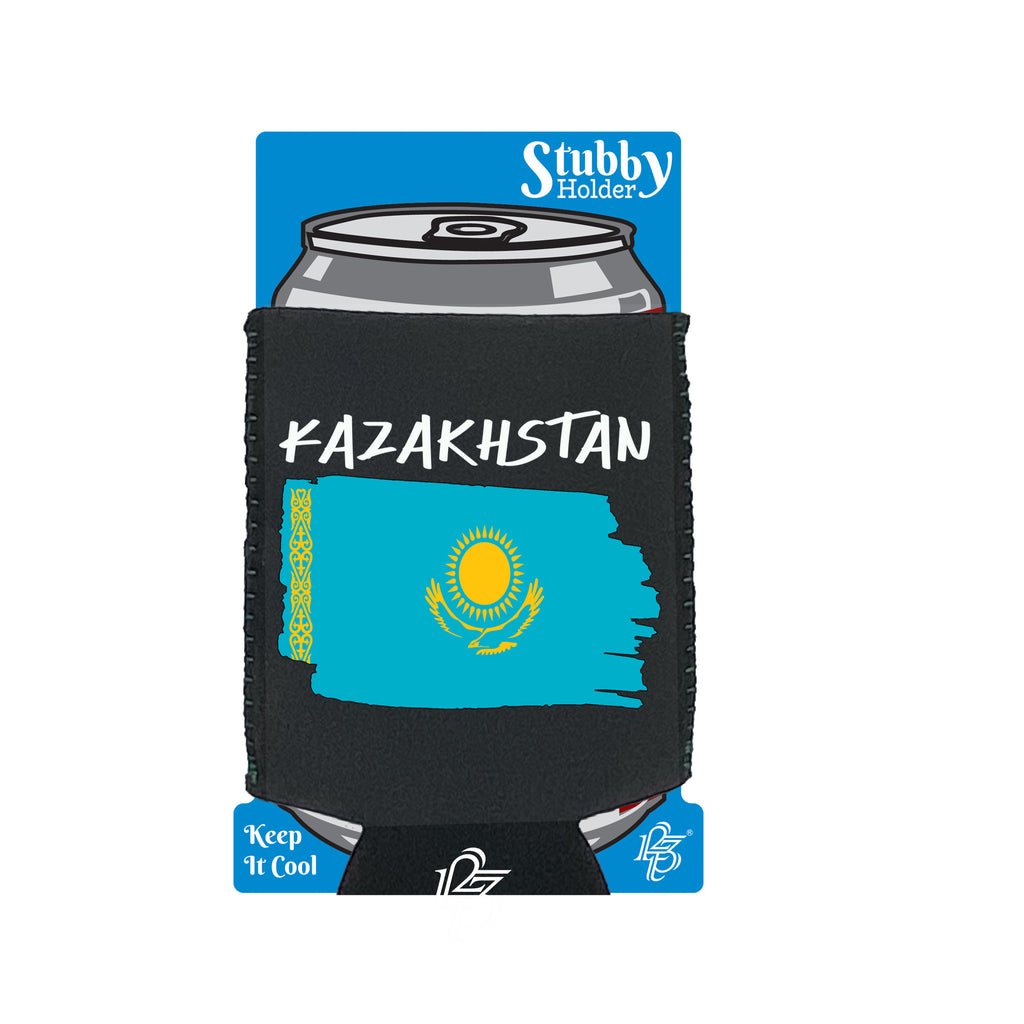 Kazakhstan - Funny Stubby Holder With Base