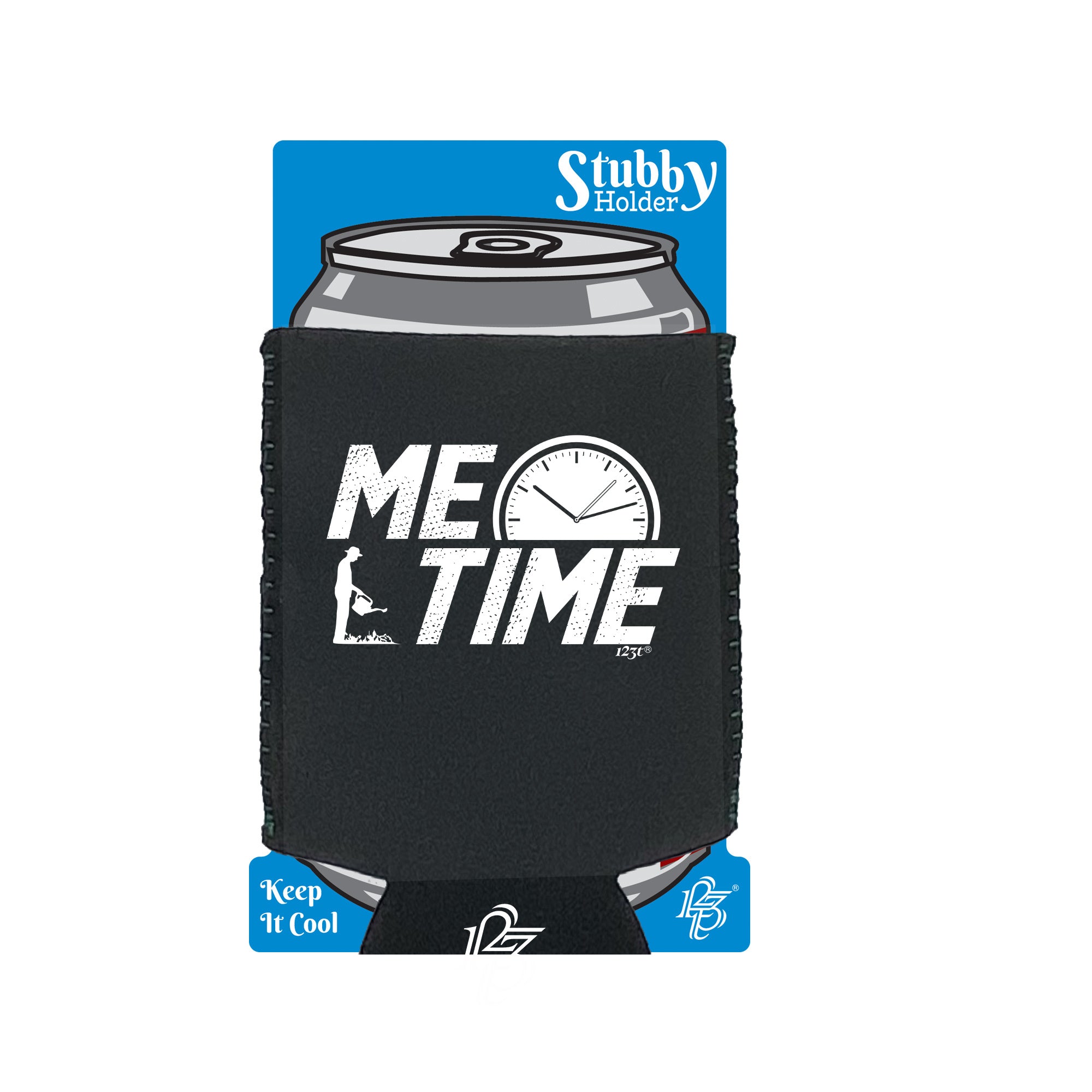 Me Time Gardening - Funny Stubby Holder With Base