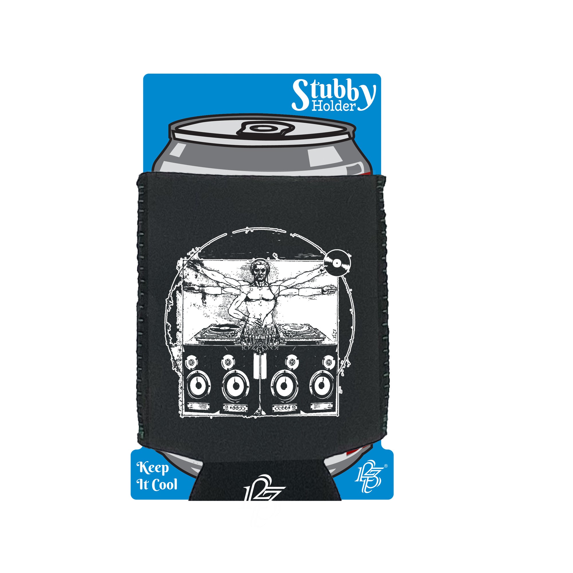 Leonardo Dj Music - Funny Stubby Holder With Base