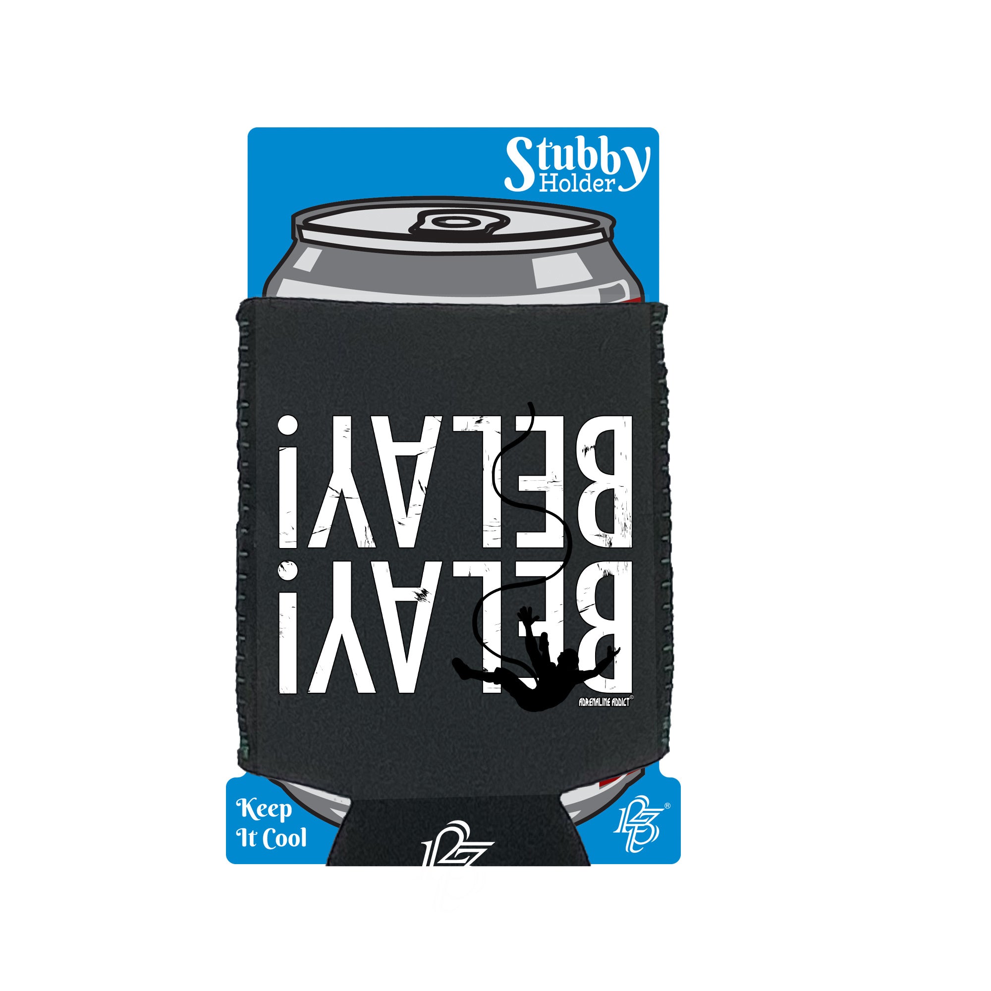 Aa Belay Belay - Funny Stubby Holder With Base