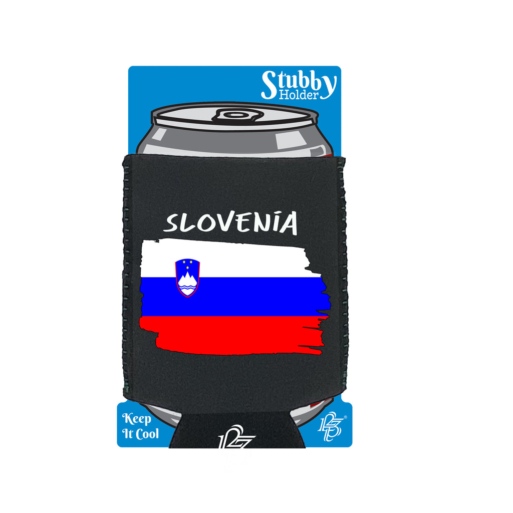 Slovenia - Funny Stubby Holder With Base