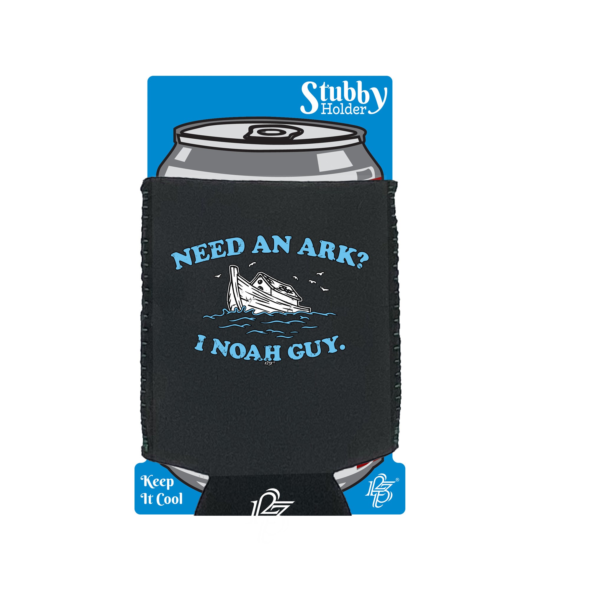 Need An Ark Noah Guy - Funny Stubby Holder With Base