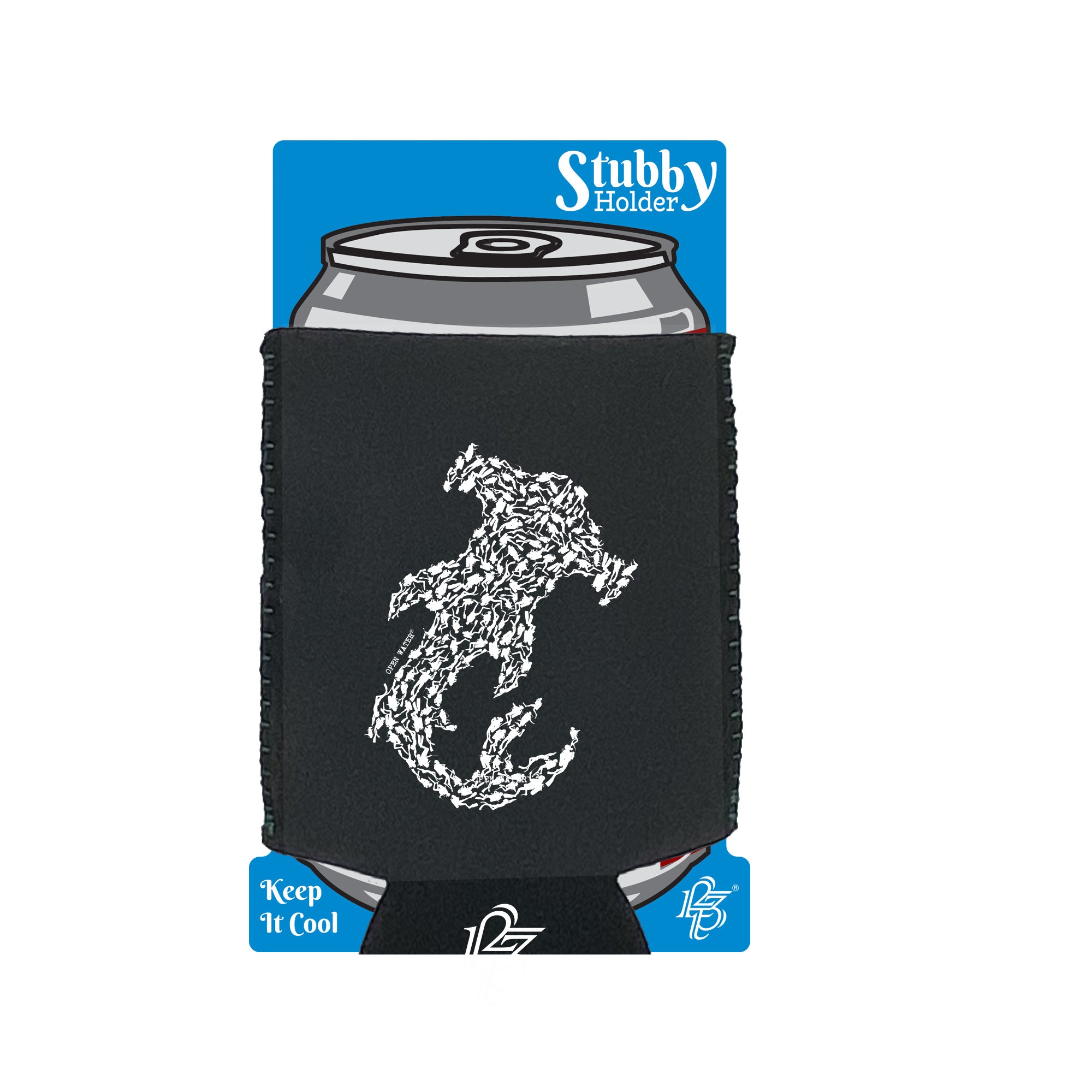 Ow Hammerhead Divers - Funny Stubby Holder With Base