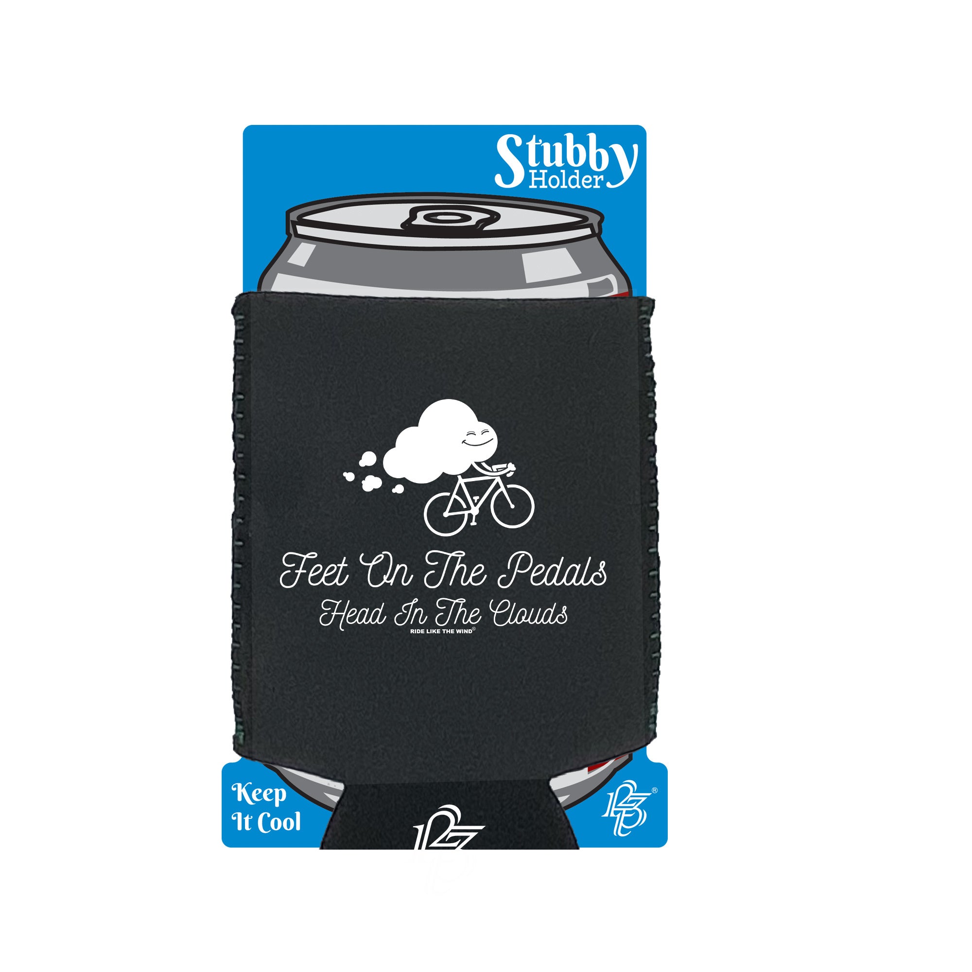 Rltw Feet On The Pedals - Funny Stubby Holder With Base