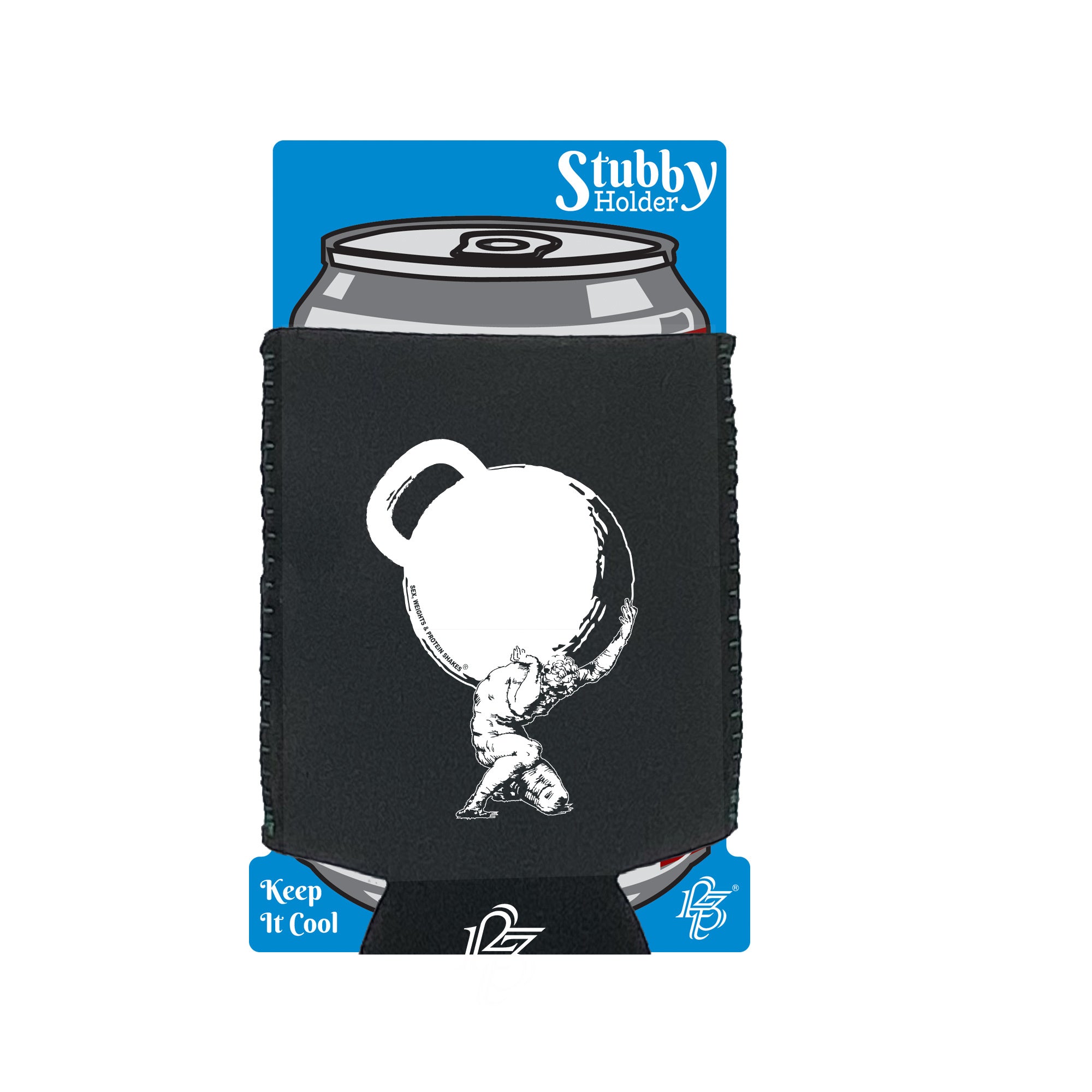 Swps Atlas Greek God Kettlebell - Funny Stubby Holder With Base