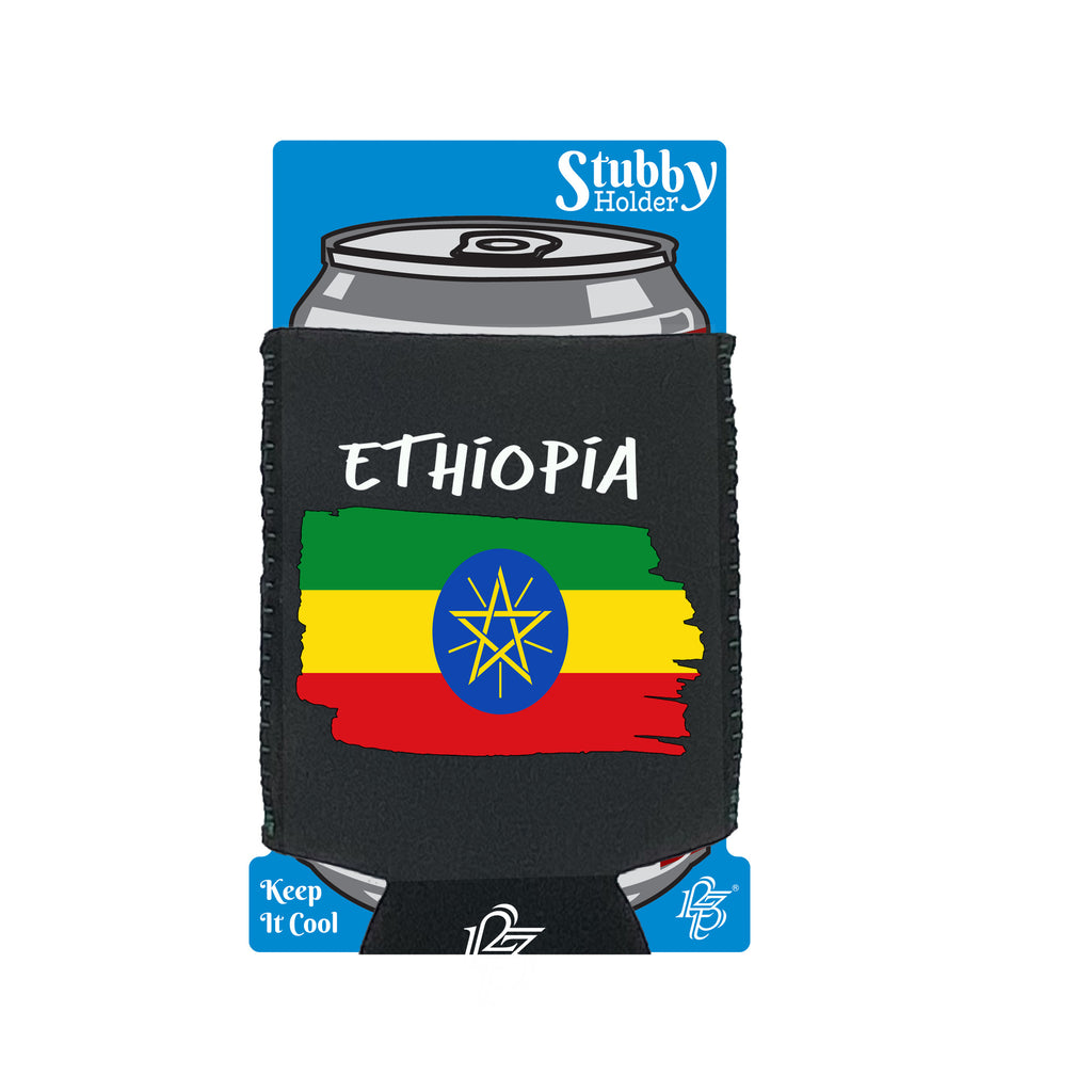 Ethiopia - Funny Stubby Holder With Base