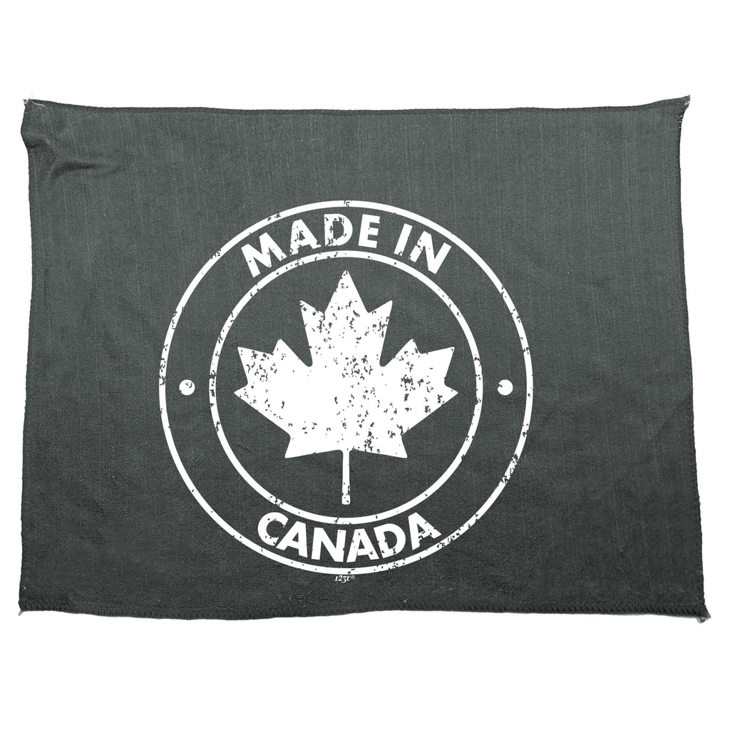 Made In Canada - Funny Novelty Gym Sports Microfiber Towel