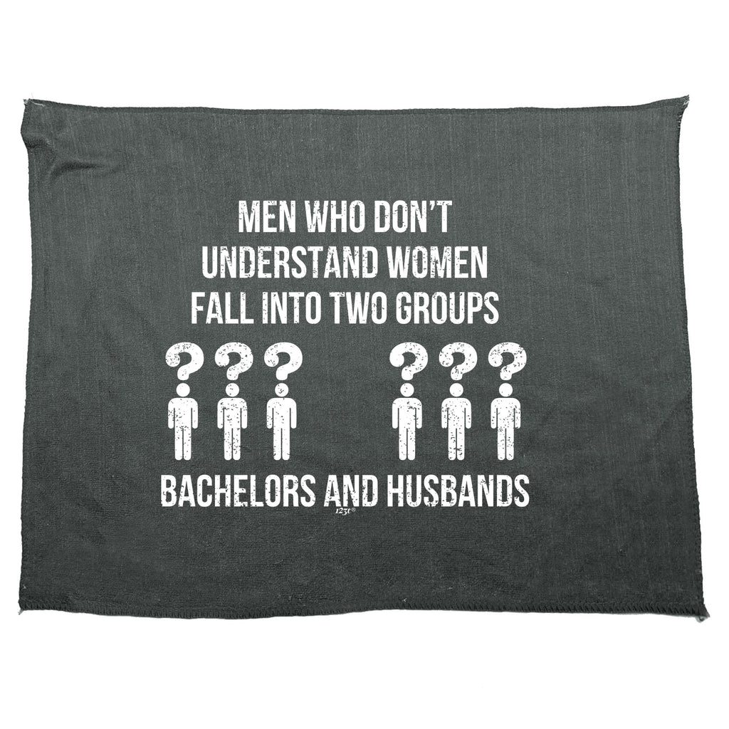 Men Who Dont Understand Women Two Groups - Funny Novelty Gym Sports Microfiber Towel