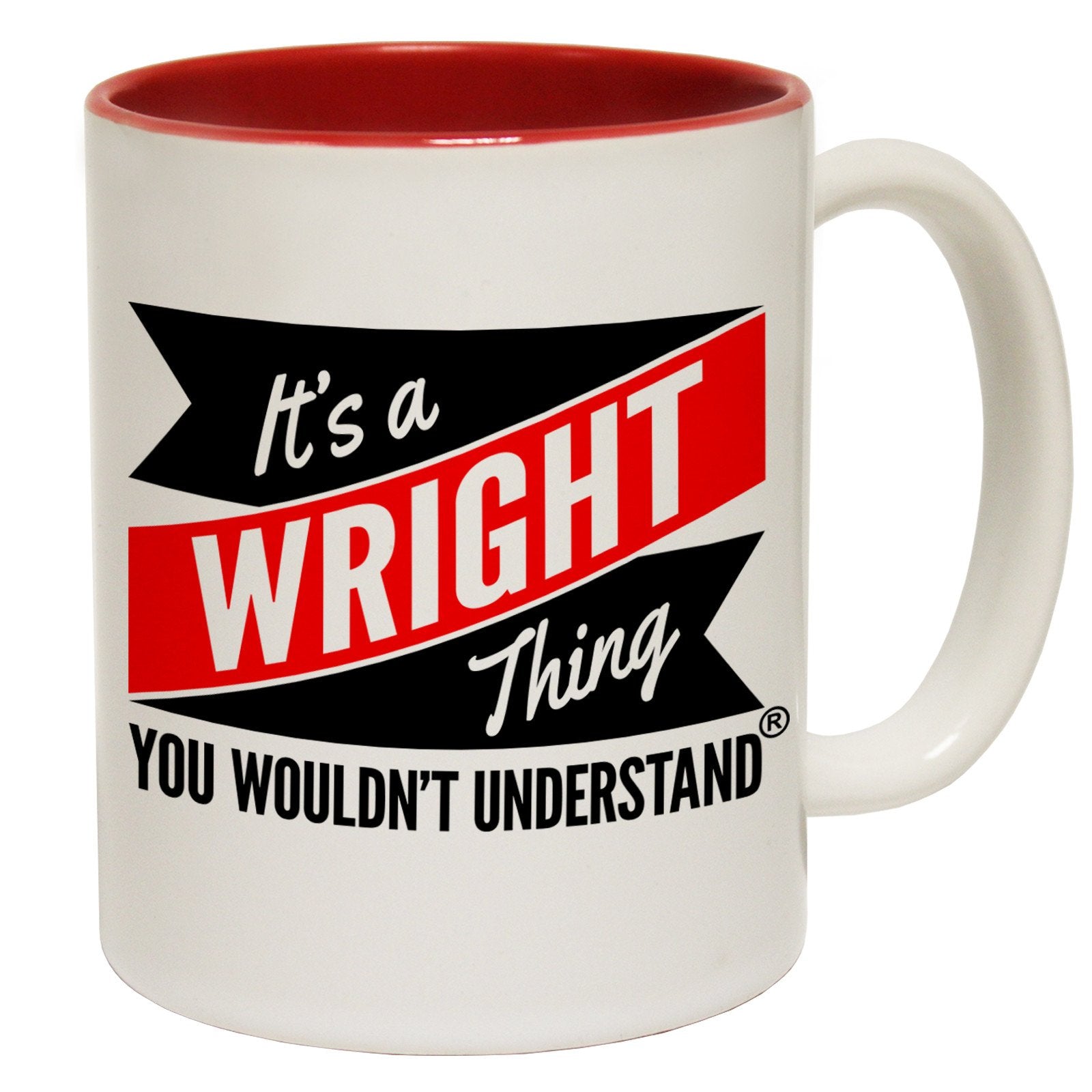 123t New It's A Wright Thing You Wouldn't Understand Funny Mug, 123t Mugs