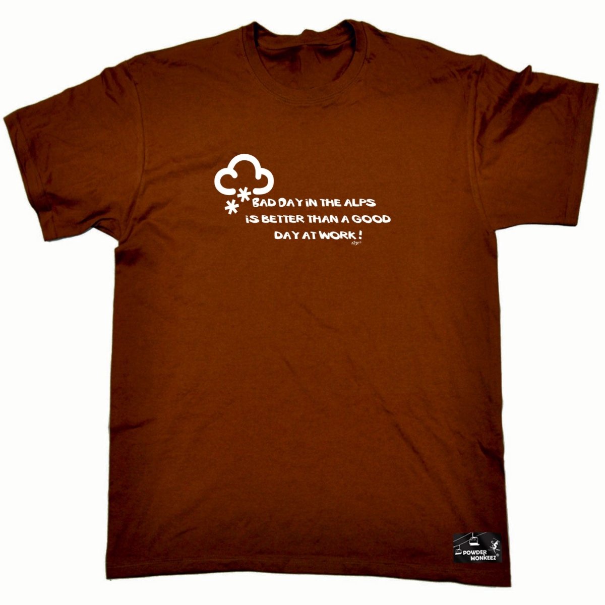 A Bad Day In The Alps - Mens Funny Novelty T-Shirt TShirt / T Shirt - 123t Australia | Funny T-Shirts Mugs Novelty Gifts