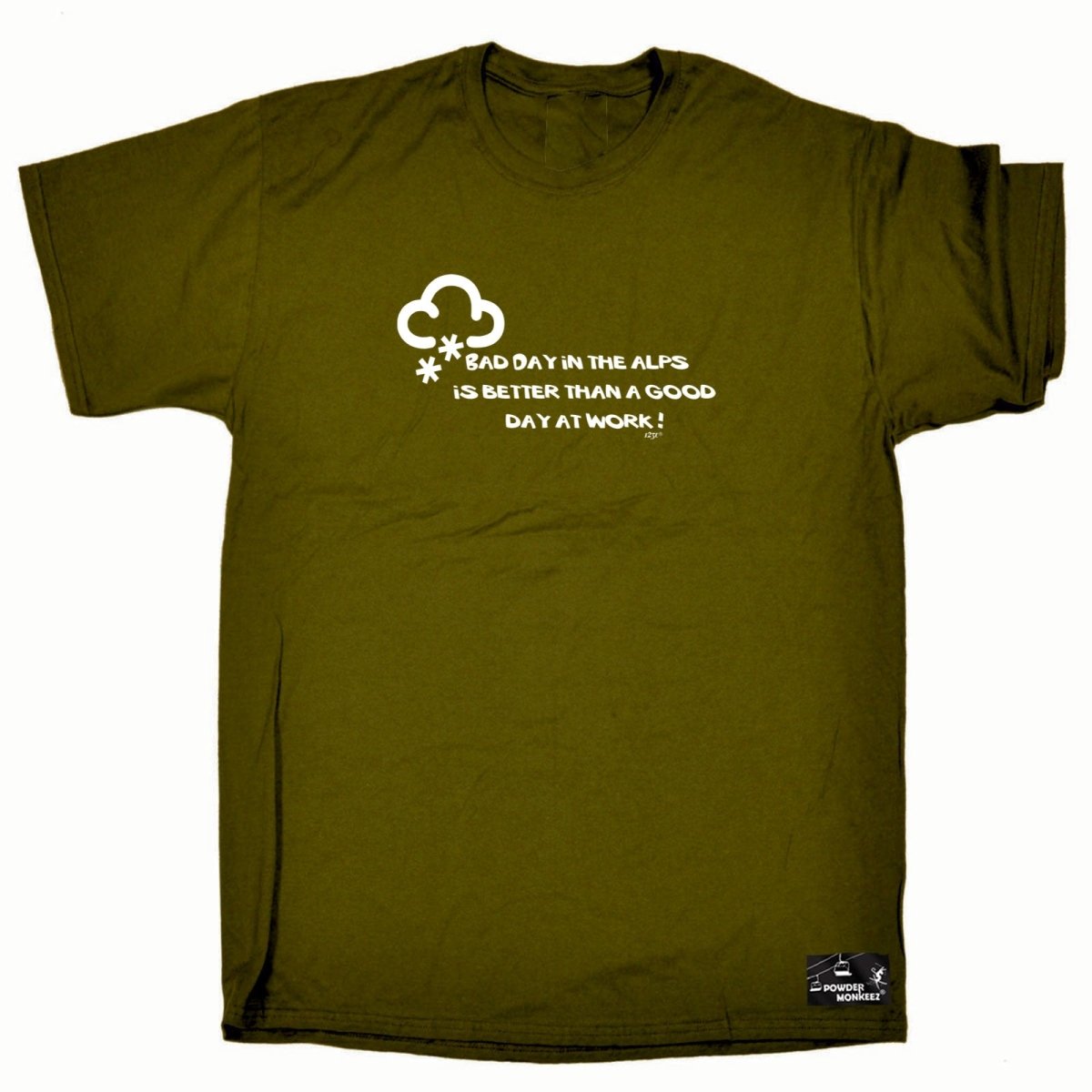 A Bad Day In The Alps - Mens Funny Novelty T-Shirt TShirt / T Shirt - 123t Australia | Funny T-Shirts Mugs Novelty Gifts