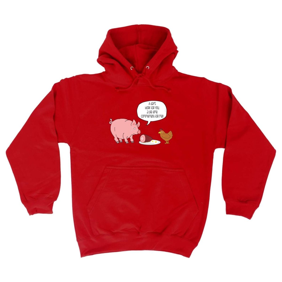 A Days Work Life Time Commitment - Funny Novelty Hoodies Hoodie - 123t Australia | Funny T-Shirts Mugs Novelty Gifts