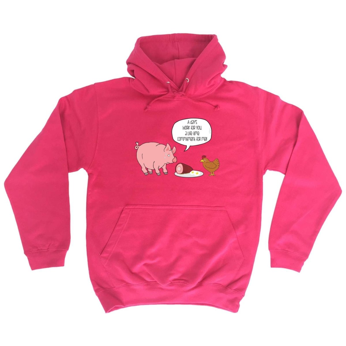 A Days Work Life Time Commitment - Funny Novelty Hoodies Hoodie - 123t Australia | Funny T-Shirts Mugs Novelty Gifts