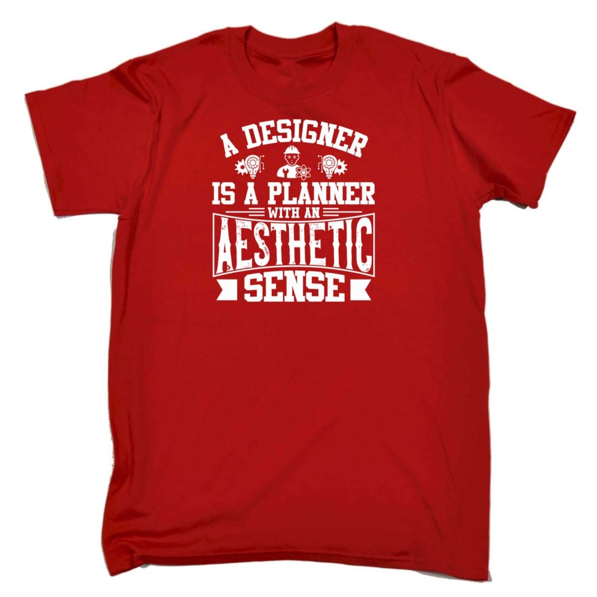 A Designer Is A Planner With An Aesthetic - Mens Funny T-Shirt Tshirts - 123t Australia | Funny T-Shirts Mugs Novelty Gifts