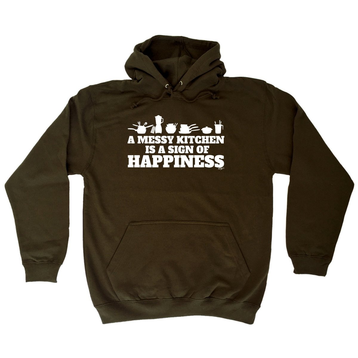 A Messy Kitchen Is A Sign Of Happiness - Funny Novelty Hoodies Hoodie - 123t Australia | Funny T-Shirts Mugs Novelty Gifts