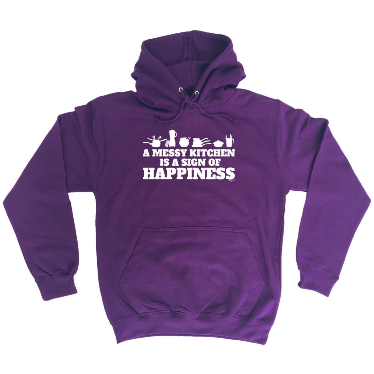 A Messy Kitchen Is A Sign Of Happiness - Funny Novelty Hoodies Hoodie - 123t Australia | Funny T-Shirts Mugs Novelty Gifts