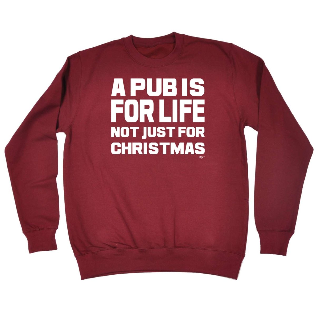A Pub Is For Life Not Just For Christmas - Funny Novelty Sweatshirt - 123t Australia | Funny T-Shirts Mugs Novelty Gifts