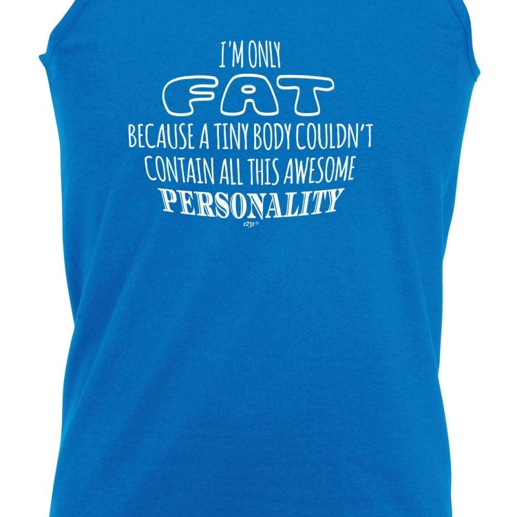 A Tiny Body Couldnt Contain - Funny Novelty Vest Singlet Unisex Tank Top - 123t Australia | Funny T-Shirts Mugs Novelty Gifts