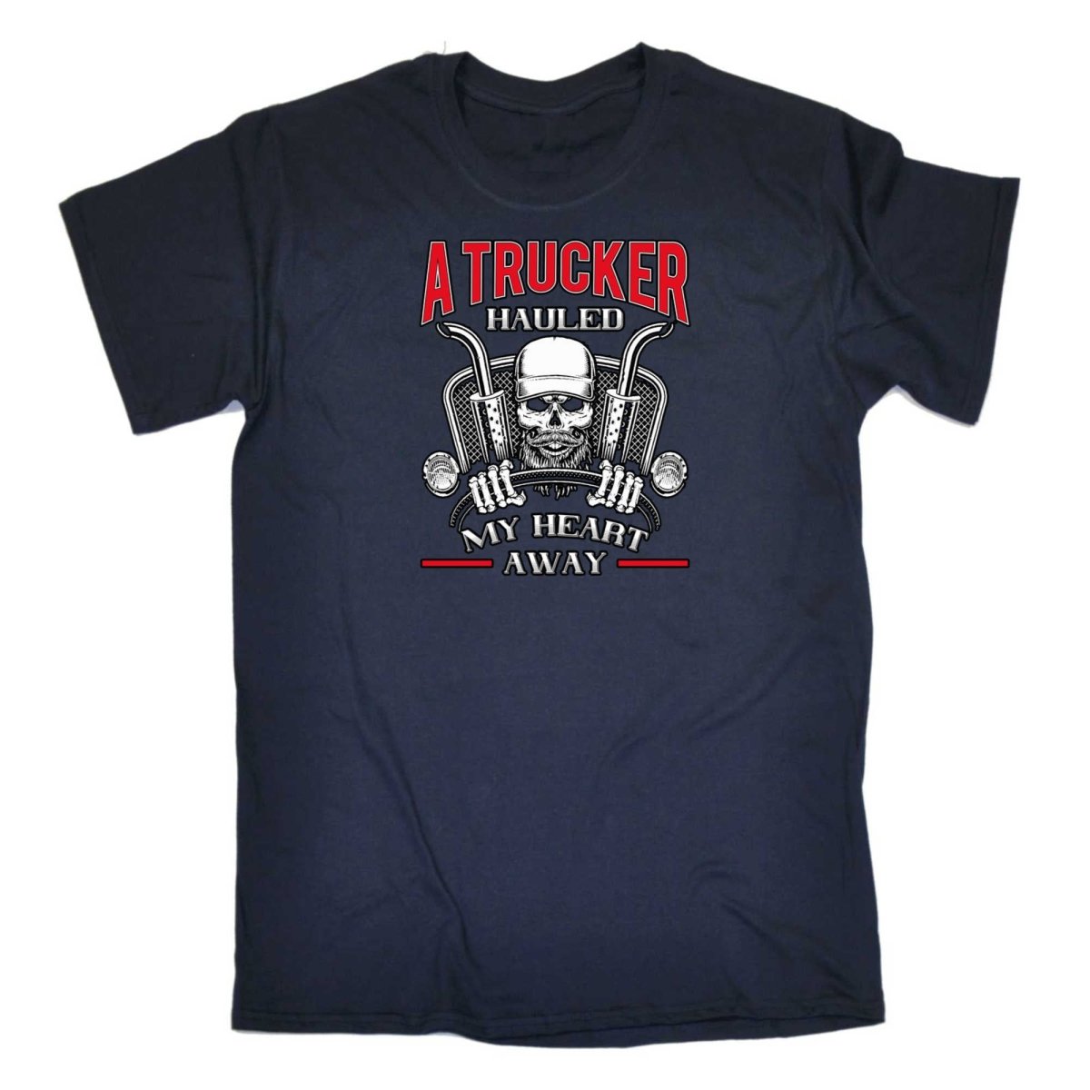 A Trucker Hauled My Heart Away Truck Driver - Mens Funny T-Shirt Tshirts - 123t Australia | Funny T-Shirts Mugs Novelty Gifts