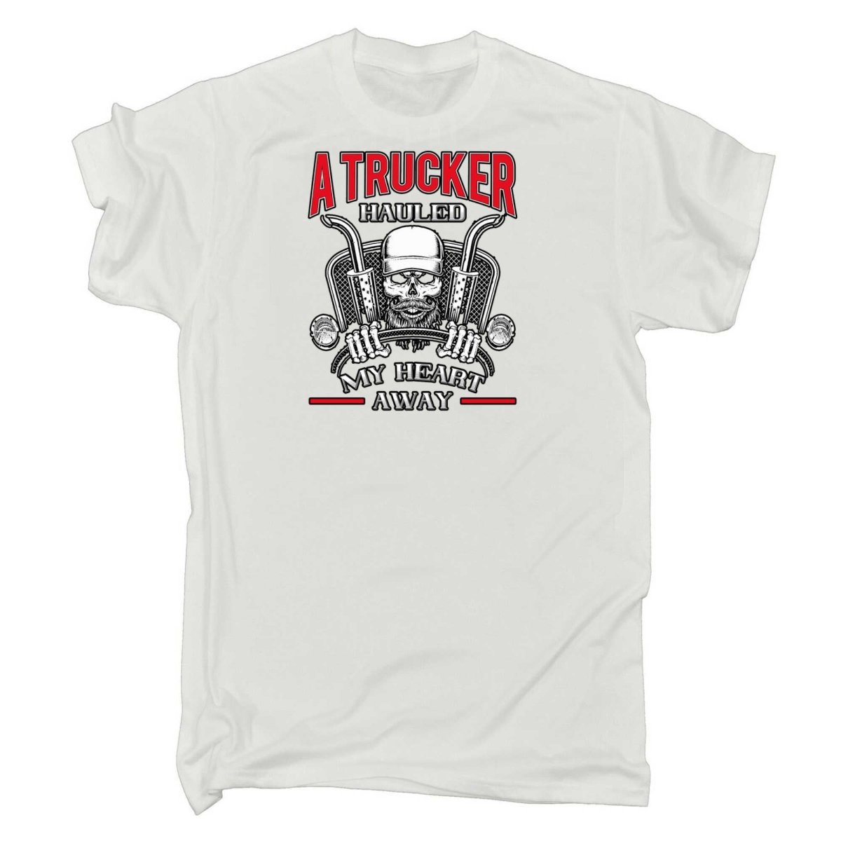 A Trucker Hauled My Heart Away Truck Driver - Mens Funny T-Shirt Tshirts - 123t Australia | Funny T-Shirts Mugs Novelty Gifts