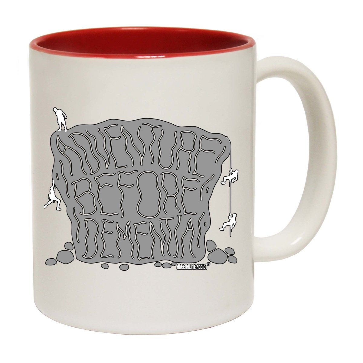 Aa Adventure Before Dementia Rock Climber Mug Cup - 123t Australia | Funny T-Shirts Mugs Novelty Gifts